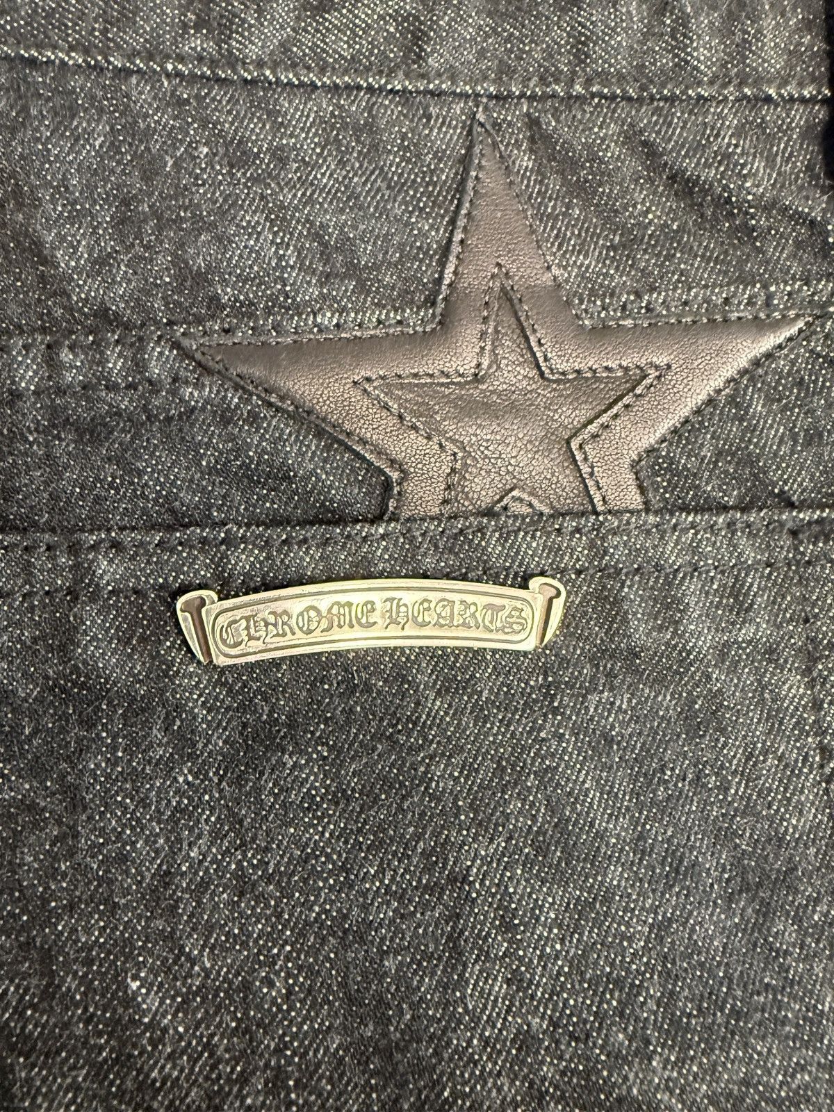 Chrome Hearts Chrome Hearts Fleur Knee Star Patch Denim Sz 34 NEW Size US 34 / EU 50 - 10 Thumbnail
