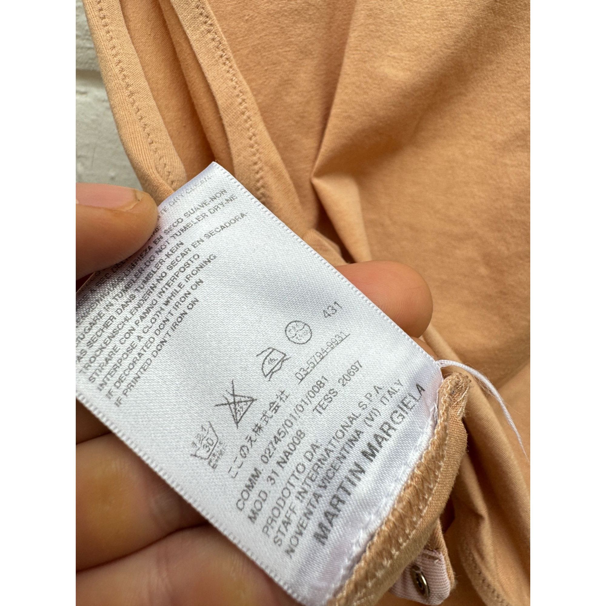 Maison Margiela SS 2007 Iconic Nude Bodysuit Top Size XS / US 0-2 / IT 36-38 - 6 Thumbnail