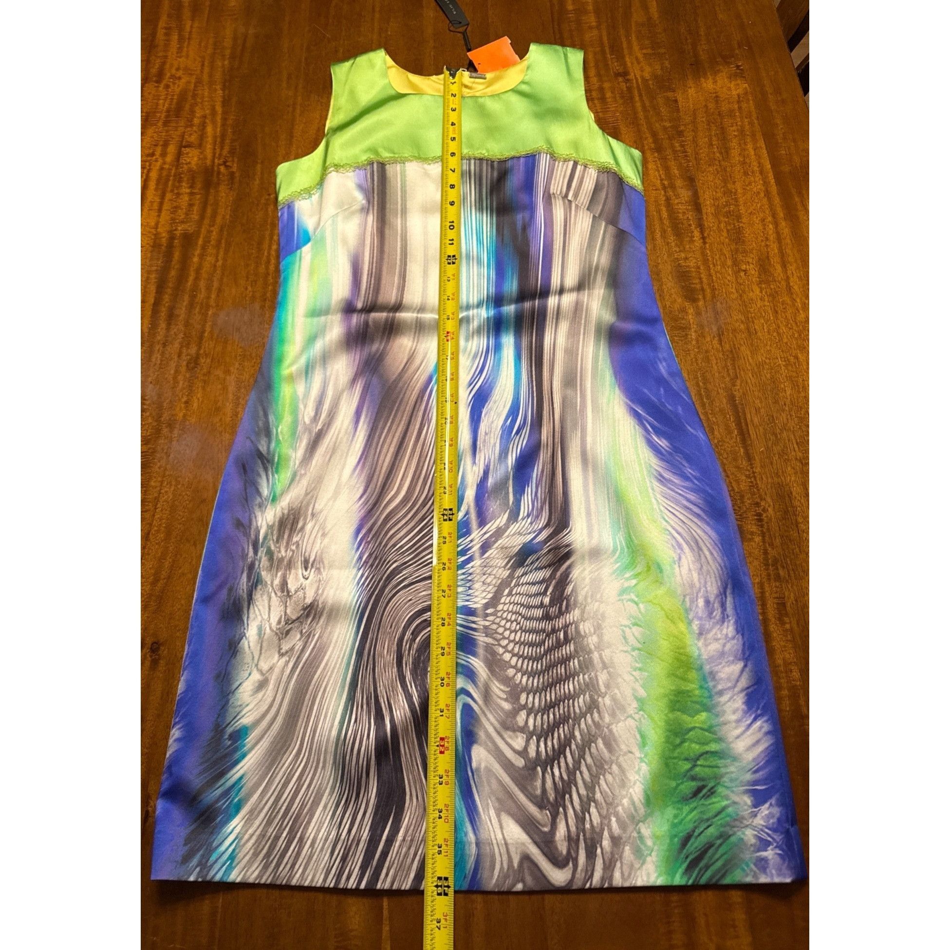 Elie Tahari Elie Tahari Womens Abstract Multicolor Sheath Dress Size 8 N Size M / US 6-8 / IT 42-44 - 5 Thumbnail