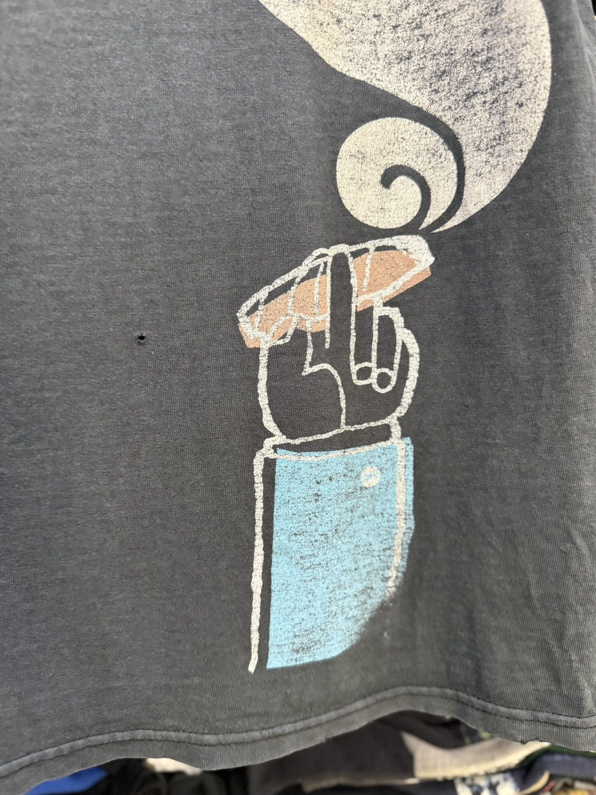 Stussy Thrashed Vintage Stussy Skateboard Sun Faded Tee Size US L / EU 52-54 / 3 - 12 Thumbnail