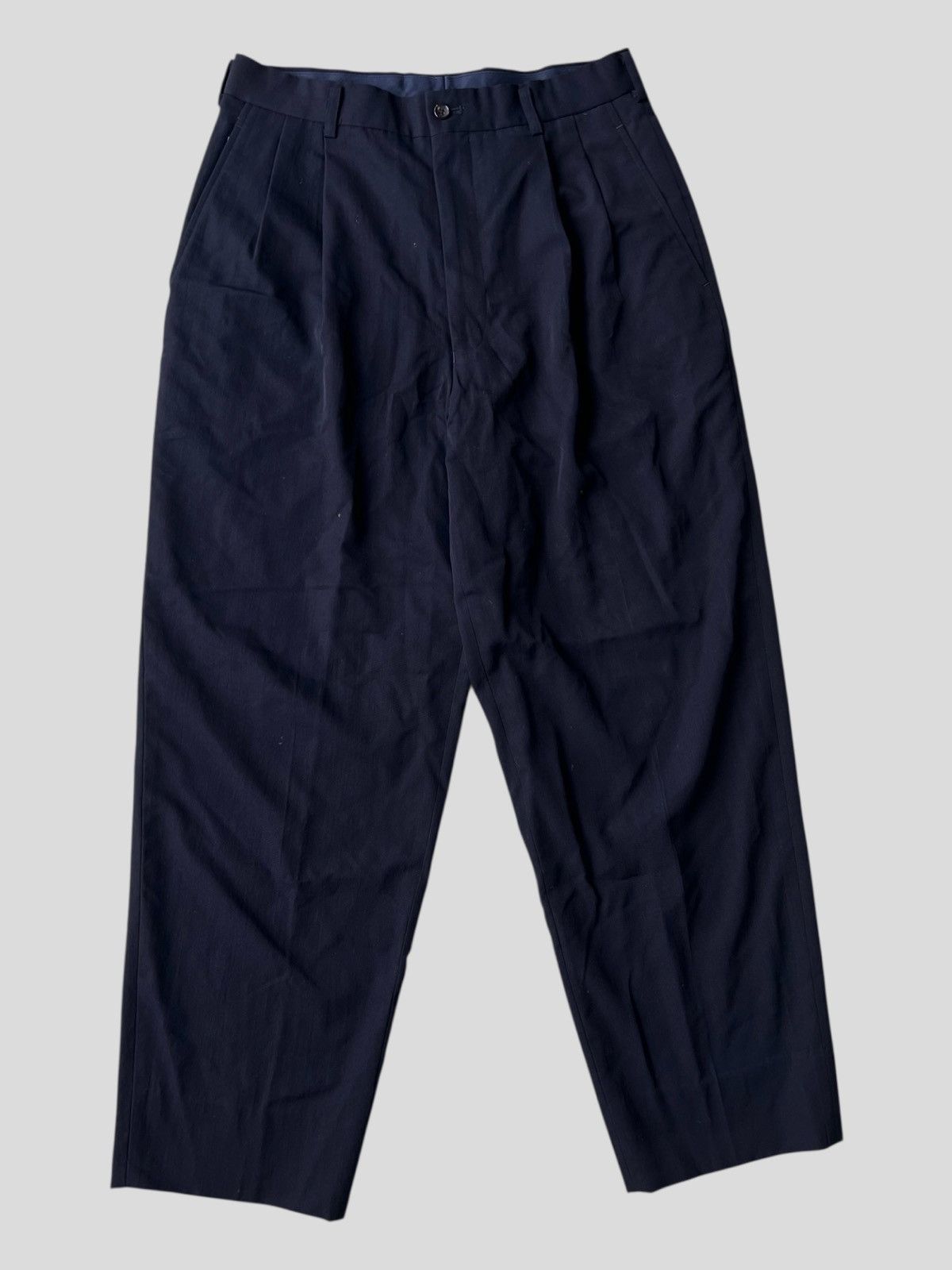 Comme des Garcons Homme AW96 Comme des Garcons Homme Gabardine Wool Trousers Pants Size US 32 / EU 48 - 2 Thumbnail