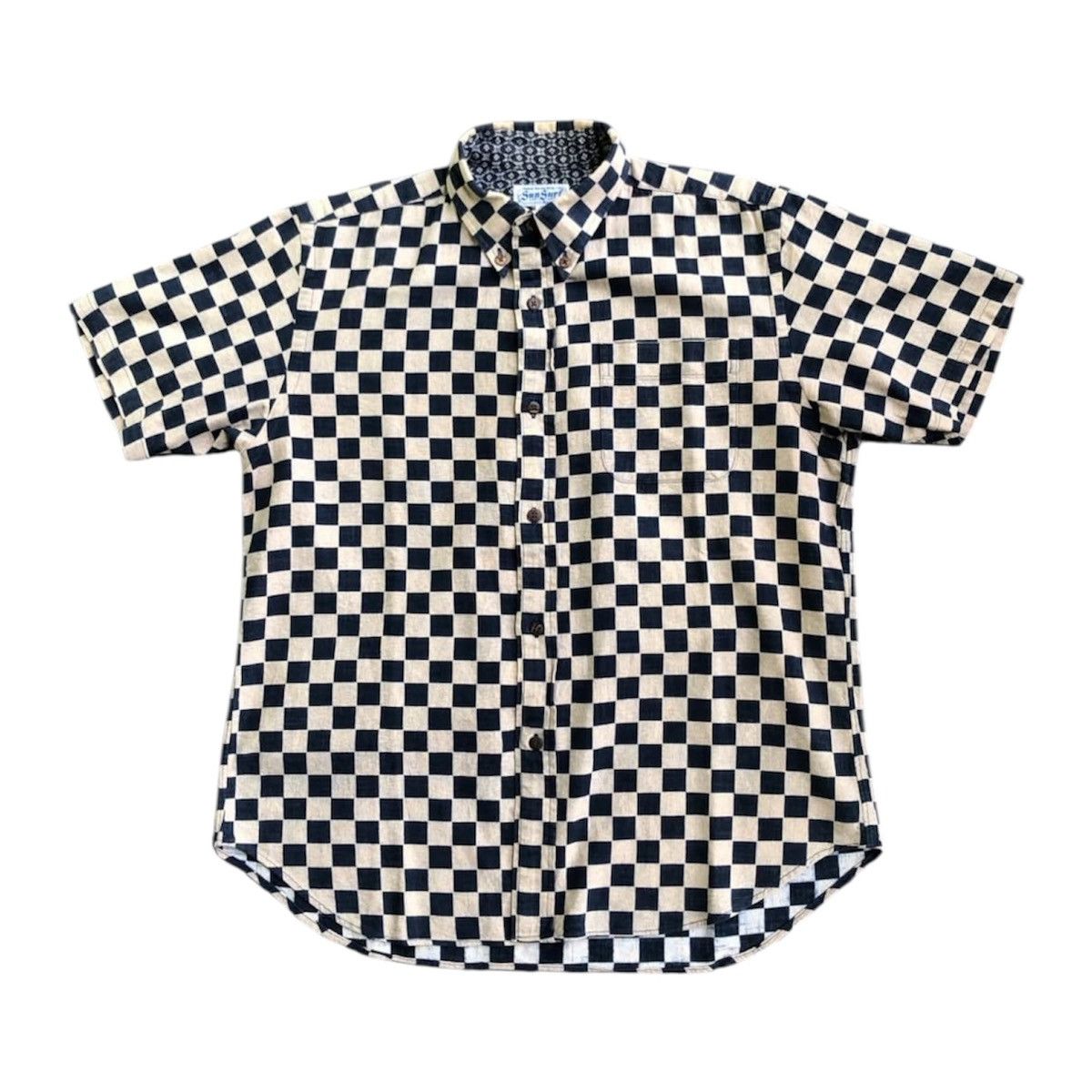 Japanese Brand SunsSurf Shirt Checkerboard ⁣ Size US M / EU 48-50 / 2 - 1 Thumbnail