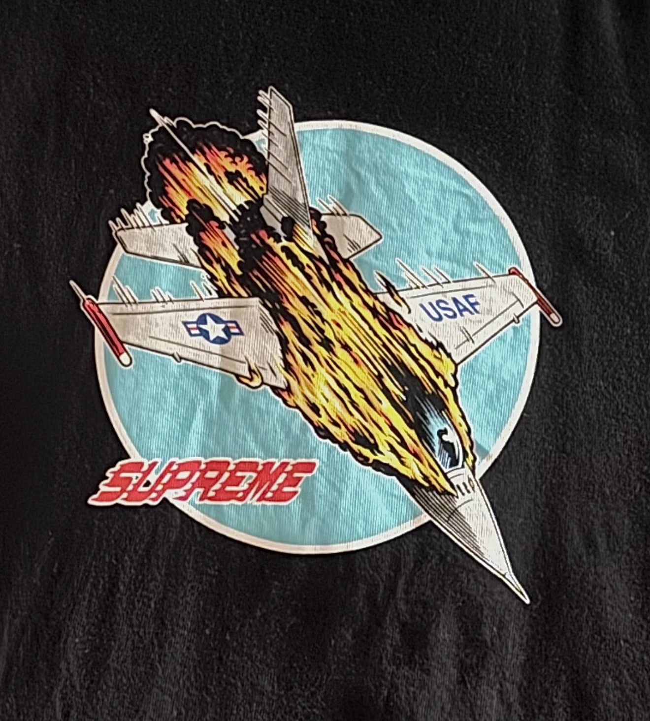 Supreme Supreme Jet/Air Force/Plane Crash Tee Size US M / EU 48-50 / 2 - 3 Thumbnail