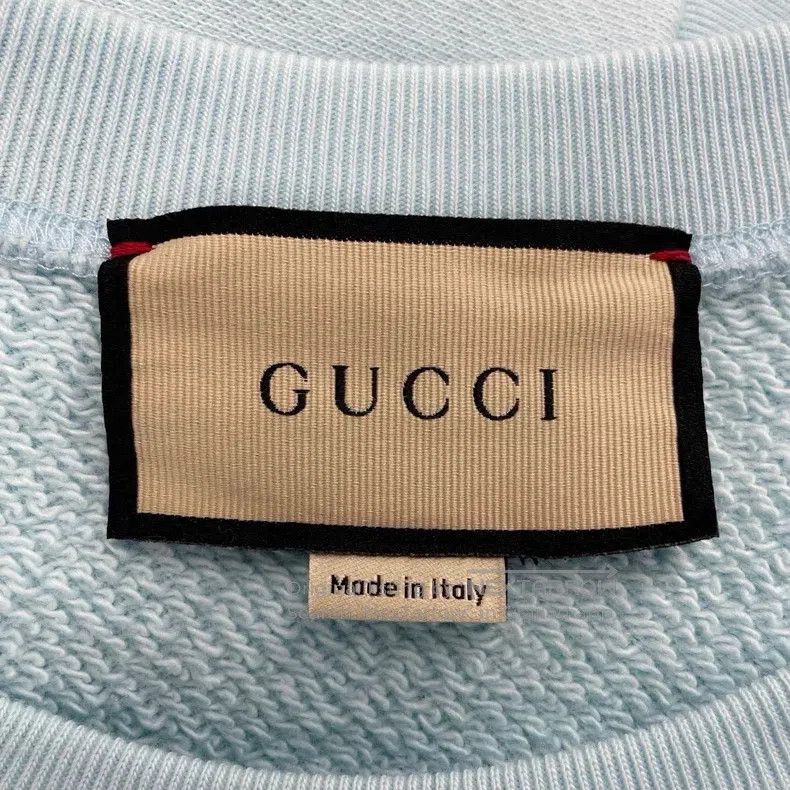 Gucci Gucci Cartoon pattern blue sweatshirt Size US M / EU 48-50 / 2 - 6 Thumbnail