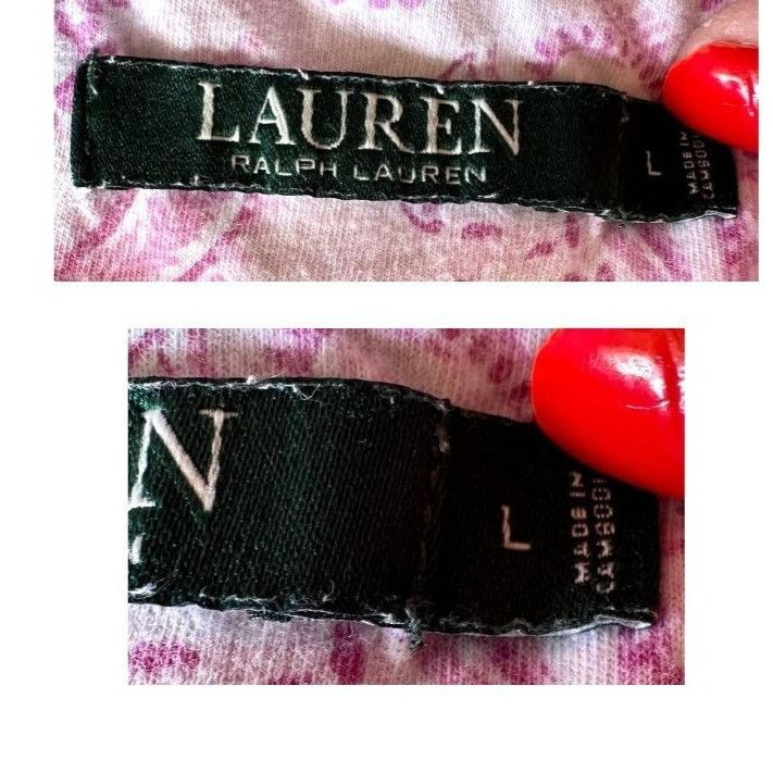 Designer × Lauren Ralph Lauren Lauren Ralph Lauren Nightgown Large Retro Sleep Shirt Size L / US 10 / IT 46 - 12 Thumbnail
