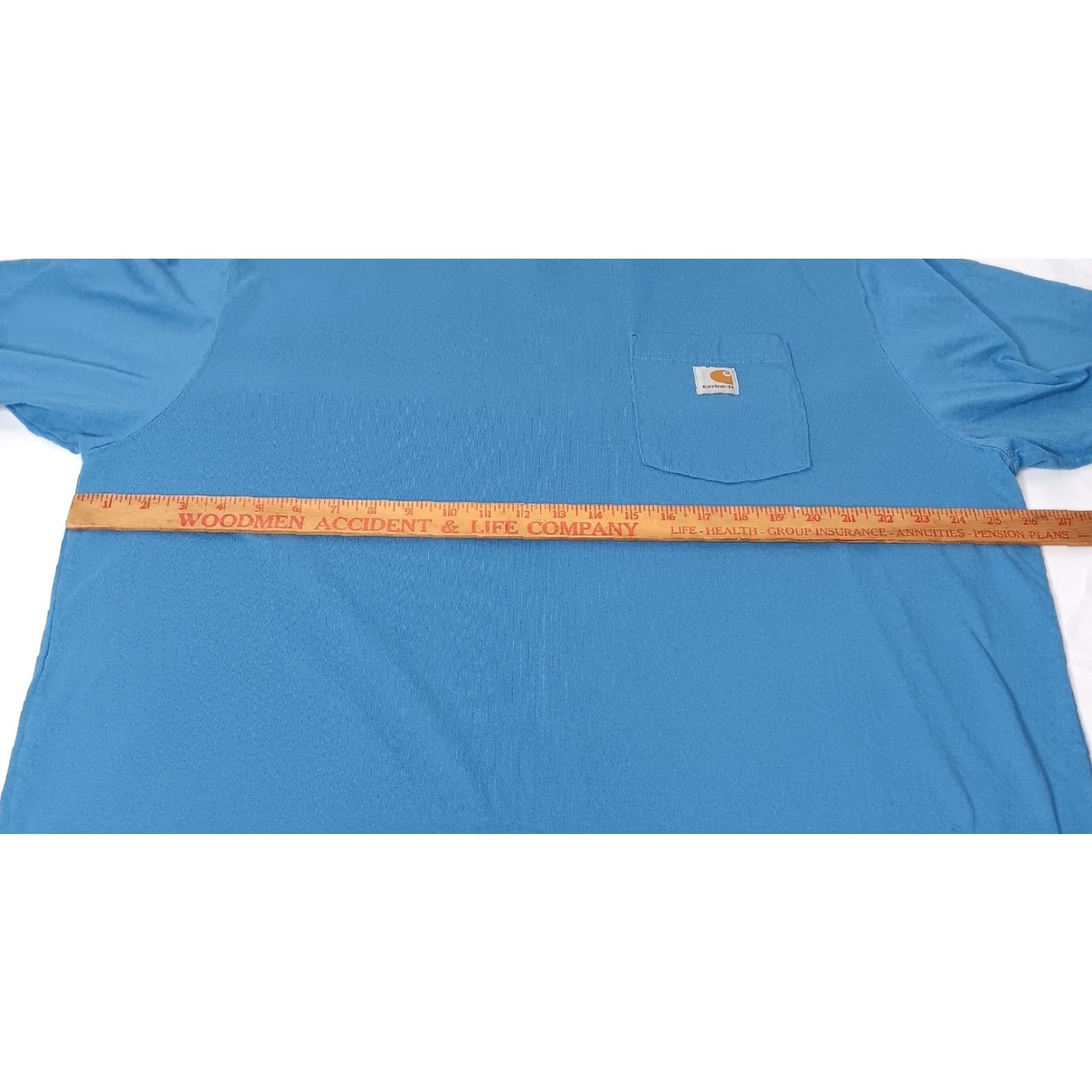 Carhartt CARHARTT Pocket T-Shirt XL Original Fit Logo Classic Workwear Blue Mens Size US XL / EU 56 / 4 - 6 Thumbnail