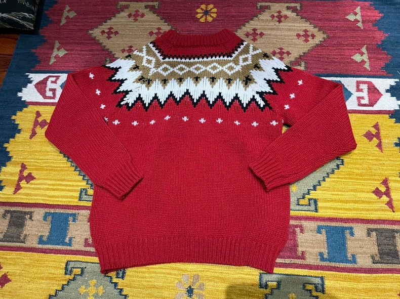 The Real McCoy's The Real McCoys Fair Isle Patterned Sweater with Snowflake Size US M / EU 48-50 / 2 - 4 Thumbnail