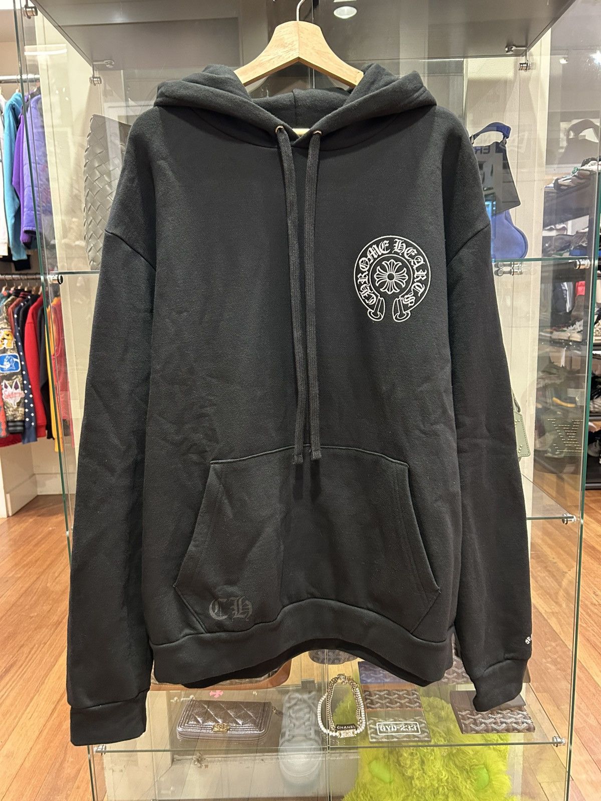 Chrome Hearts Chrome Hearts Glitter Horseshoe Hooded Sweatshirt Size US XL / EU 56 / 4 - 1 Thumbnail