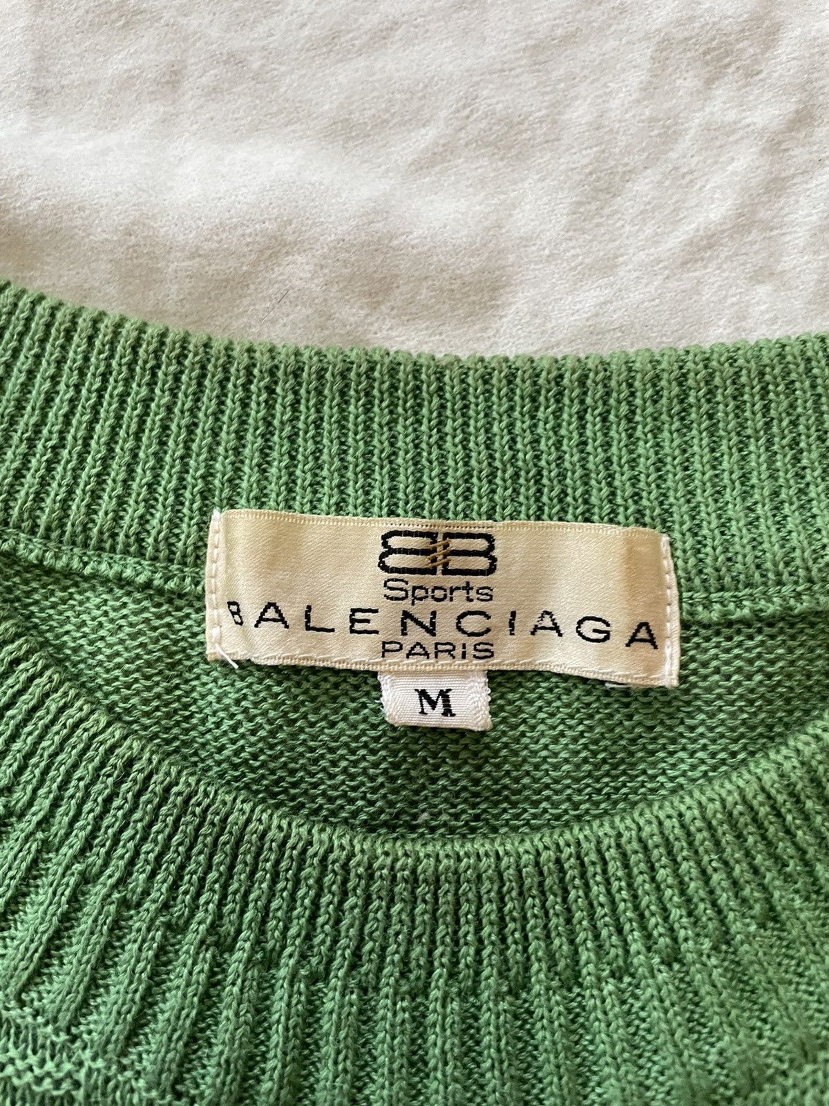 Balenciaga × Vintage Vintage Balenciaga Shortsleeve Sweatshirt Size M / US 6-8 / IT 42-44 - 7 Thumbnail