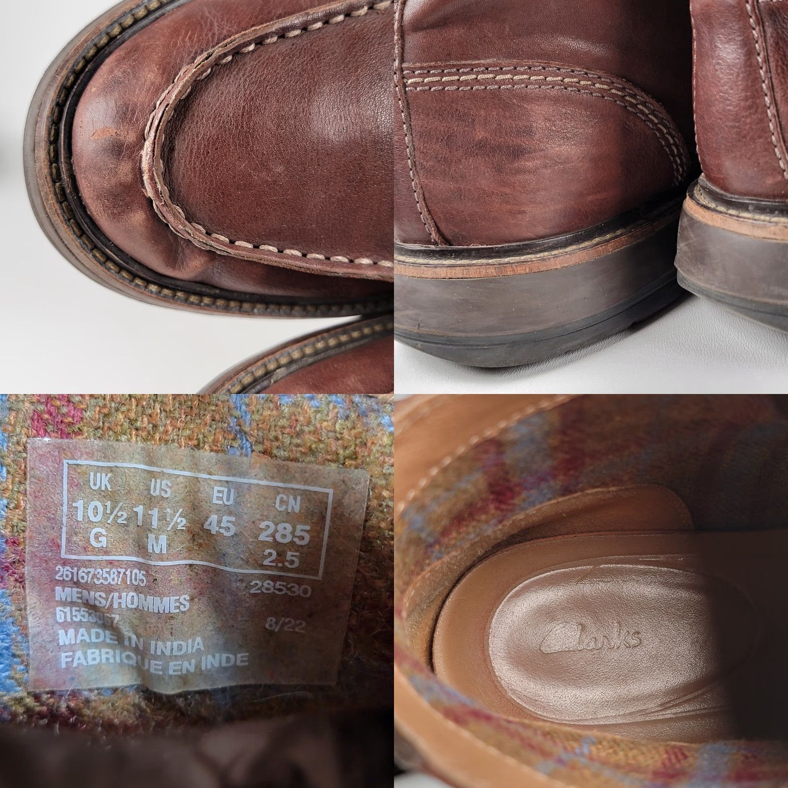 Clarks Clarks Mens Boot Leather Brown 61553067Size 10.5 Size US 11 / EU 44 - 9 Thumbnail