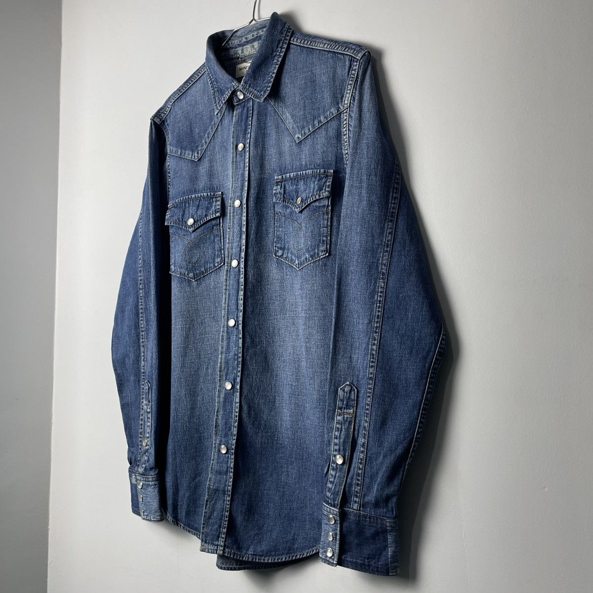 Saint Laurent Paris Saint Laurent Paris 2014 Hedi Slimane Japanese Denim Size US M / EU 48-50 / 2 - 2 Thumbnail