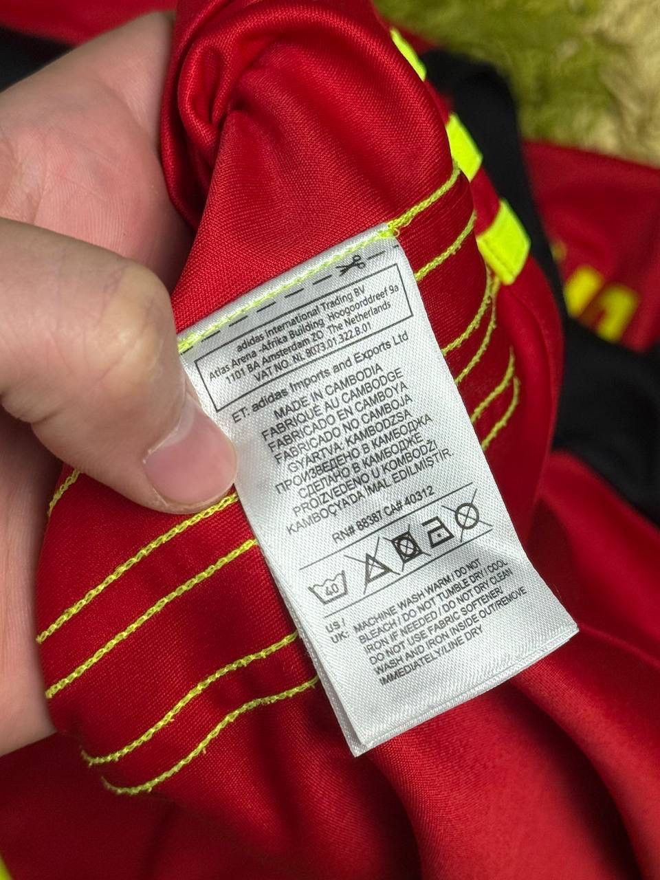 Adidas Adidas Belgium Home Socker Jersey De Bruyne 2018 Size US L / EU 52-54 / 3 - 9 Thumbnail