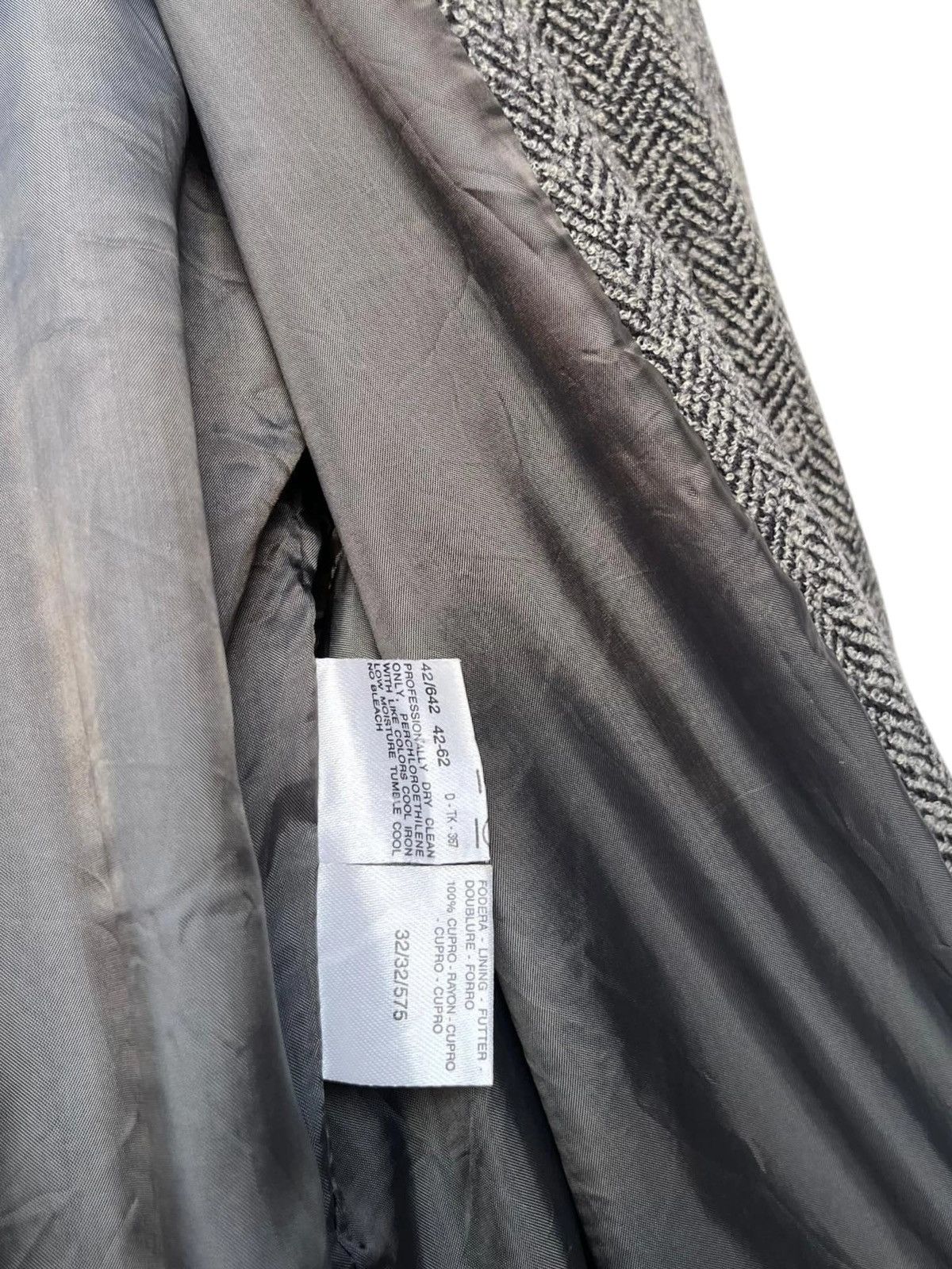 Max Mara Max Mara Notched Lapel Herringbone Wool Jacket Size M / US 6-8 / IT 42-44 - 9 Thumbnail