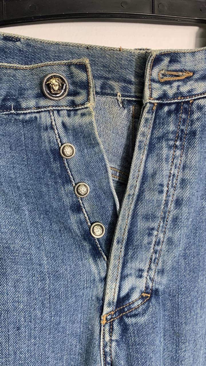 Versace VINTAGE VERSACE BAGGY JEANS 28 Size 28" / US 6 / IT 42 - 3 Thumbnail