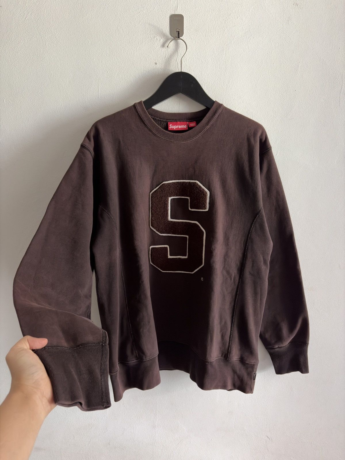 Supreme VINTAGE 2001 SUPREME S LOGO CREWNECK Size US L / EU 52-54 / 3 - 1 Thumbnail