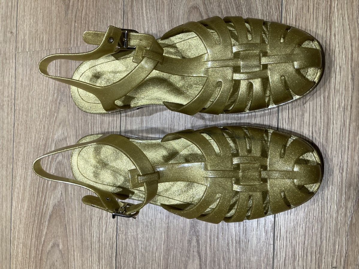 Celine Celine Gold Sandals Size:IT44 Size US 11 / EU 44 - 3 Thumbnail