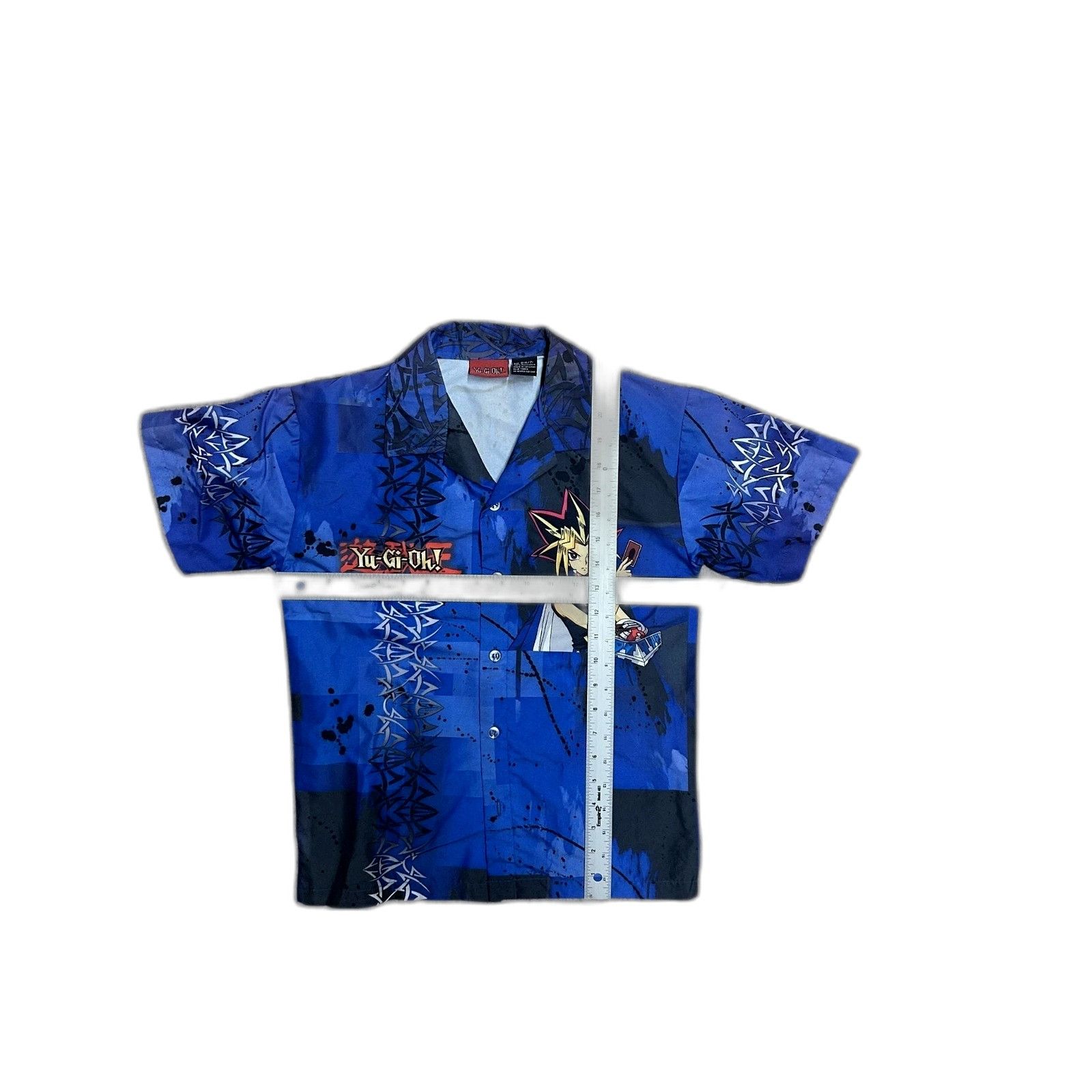 The Unbranded Brand Vintage Yu-Gi-Oh Button Up Vintage Shirt AOP Button Up Mens Size US XS / EU 42 / 0 - 4 Thumbnail