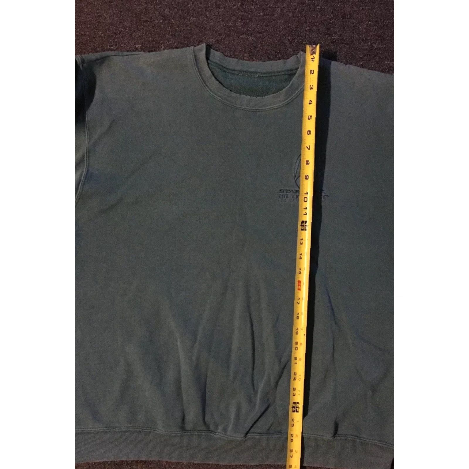 Vintage Vtg 90s Star Trek Experience Las Vegas Hilton faded Embroidered Sweatshirt XXL USA Hotel Wars Movie Size US XXL / EU 58 / 5 - 8 Thumbnail