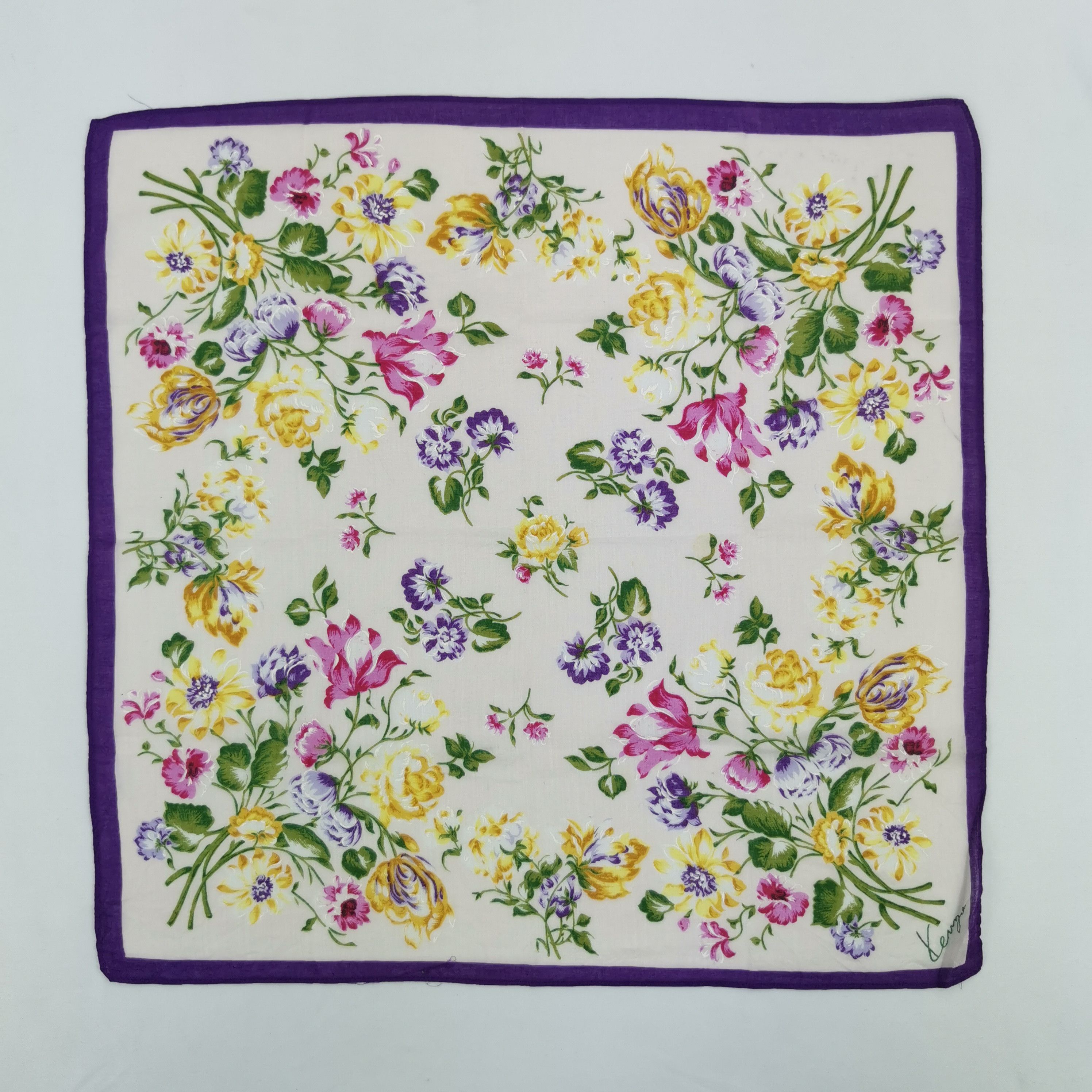 Kenzo Vintage Kenzo Handkerchief Neckerchief Bandana Size ONE SIZE - 2 Thumbnail