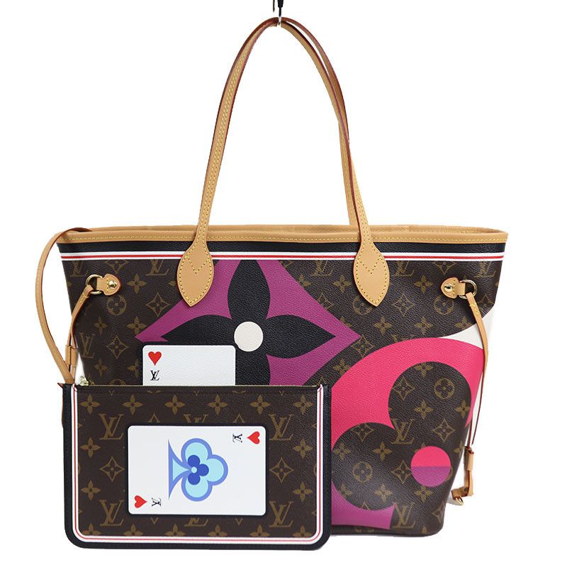 Louis Vuitton Neverfull MM Game On Collection Tote Bag Monogram