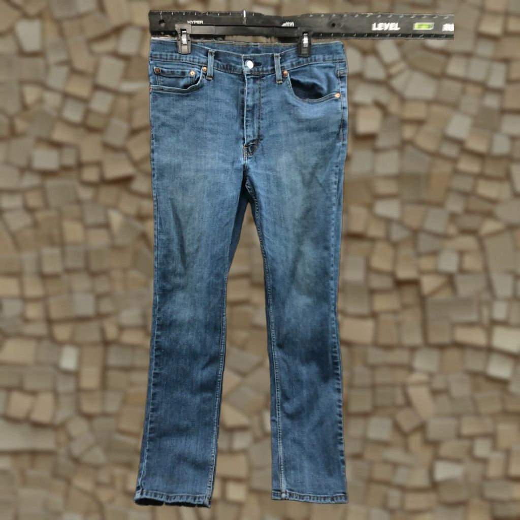 Levi's Levi's 511 Slim Straight Jeans Size 34x32 Mens Mid Rise Medium Wash Blue Size US 34 / EU 50 - 1 Thumbnail
