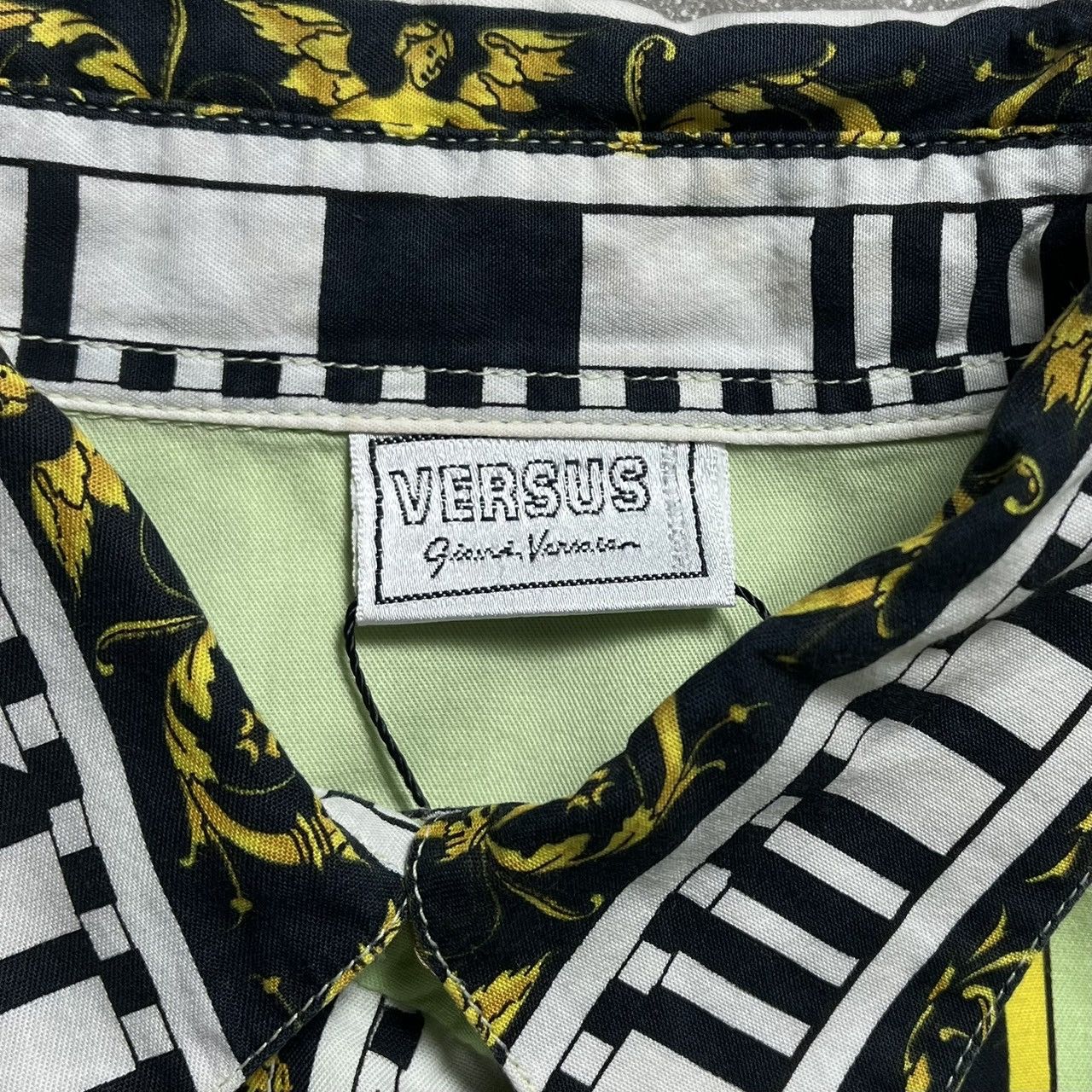 Versace × Versus Versace × Vintage Gianni Versace Indian Printed Shirt 90s Size US M / EU 48-50 / 2 - 2 Thumbnail