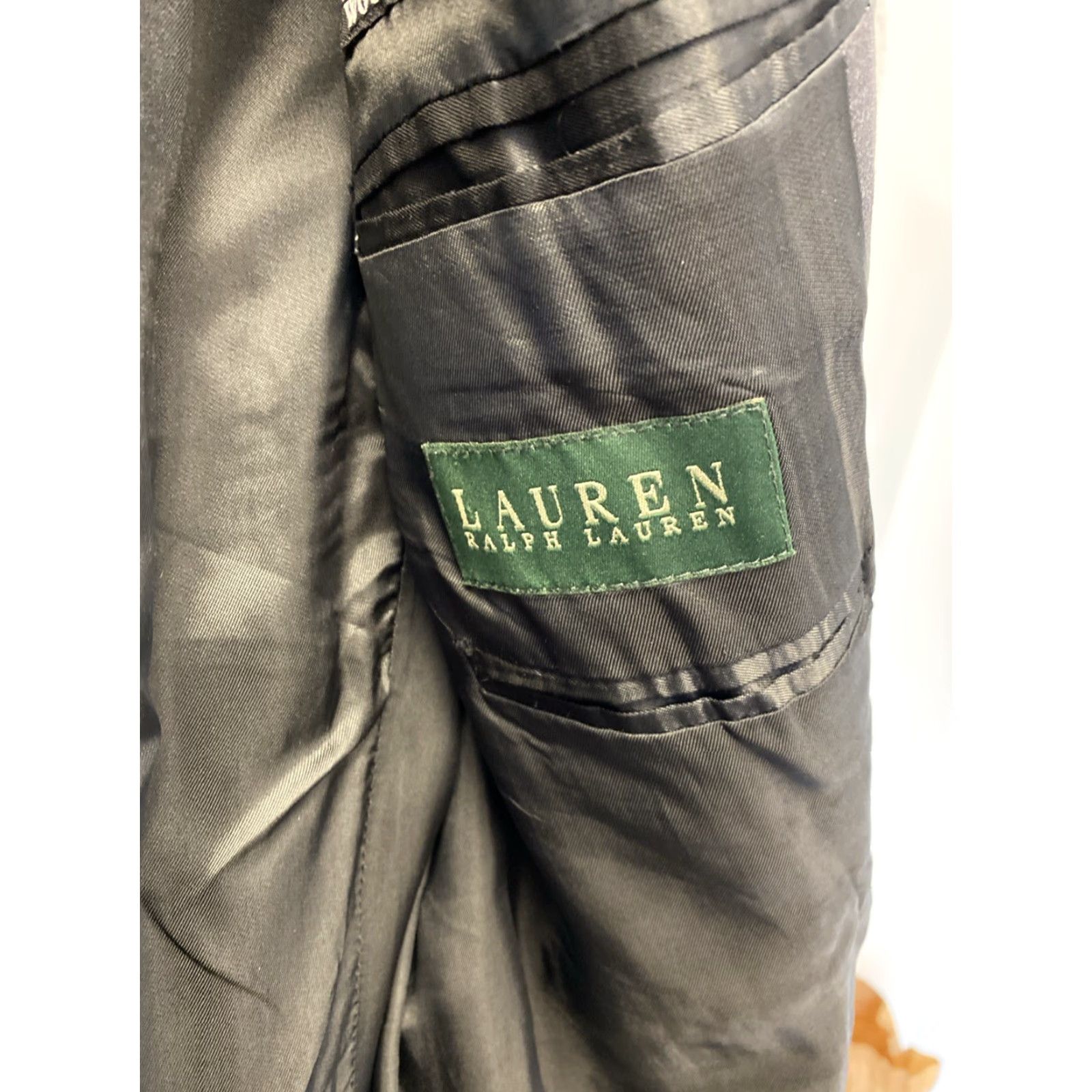 Ralph Lauren Ralph Lauren Sport Coat Blazer Mens 42R Wool Gray Striped Single-Breasted Notch Lapel 4-Button Sleeve Regular Fit Size 42 Mens Size 42R - 7 Thumbnail