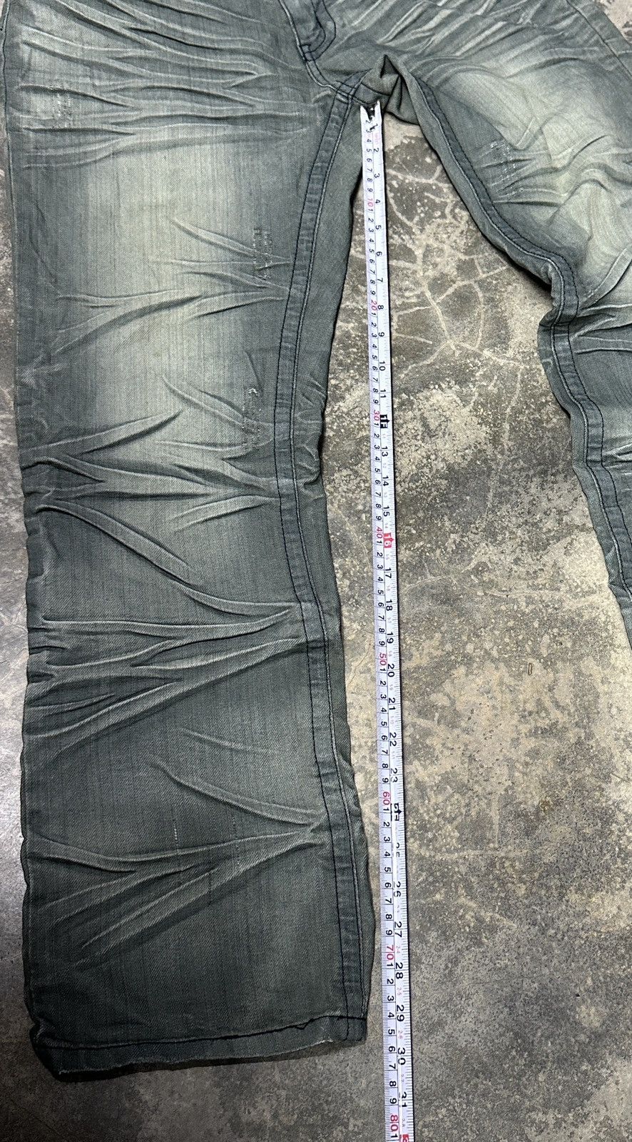 Affliction × FUSAI Rare🔥 Vintage FUSAI Denim Affliction Style Size US 32 / EU 48 - 18 Thumbnail