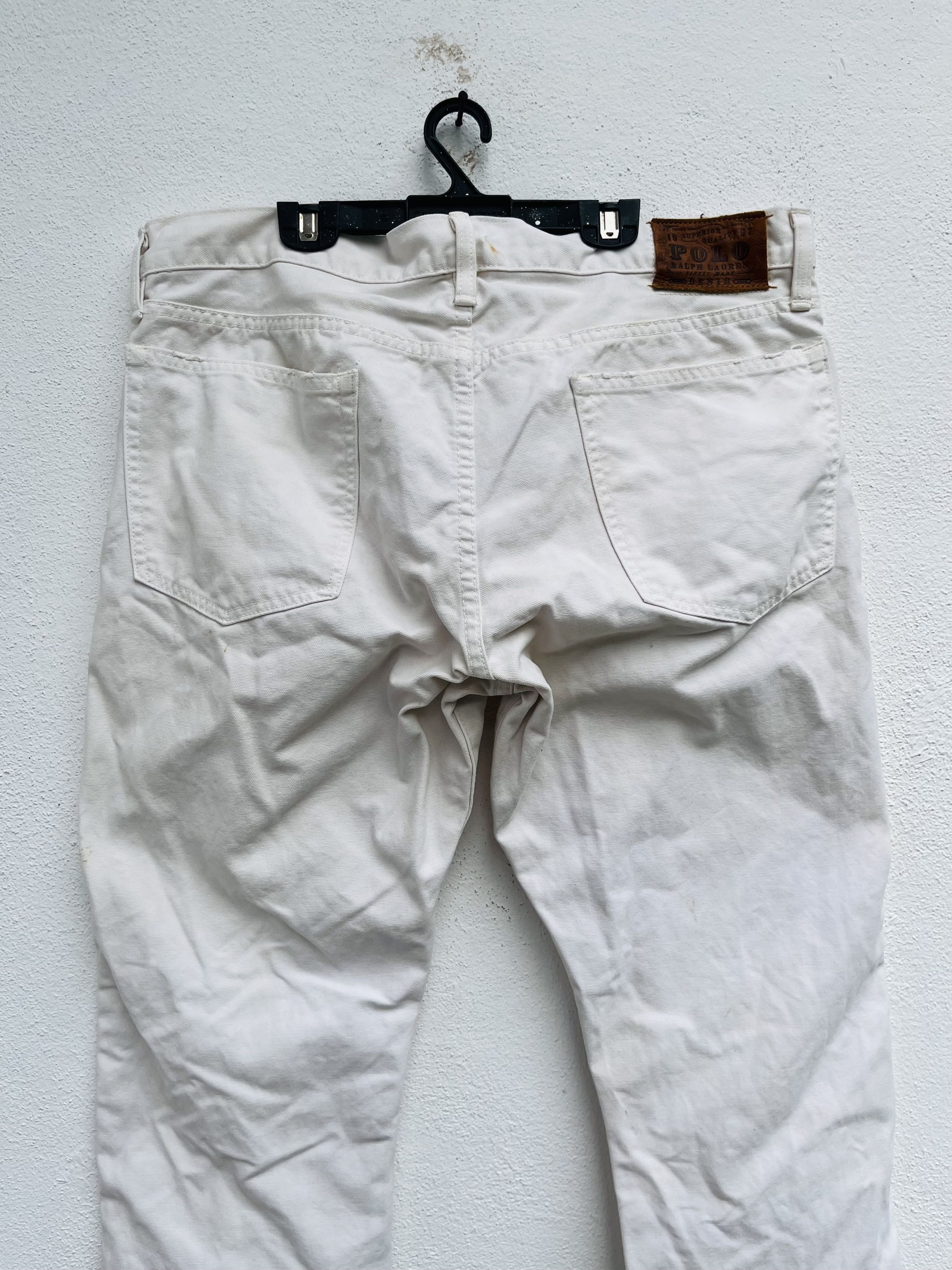 Japanese Brand × Polo Ralph Lauren × Vintage Vintage Polo Ralph Lauren White Colour Size US 37 - 11 Thumbnail