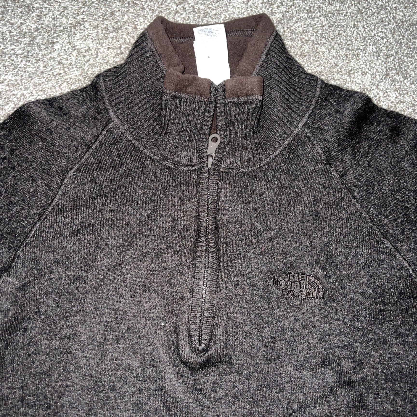 The North Face The North Face Wool Blend Black Half Zip Sweater Pullover Mens Size L Size US L / EU 52-54 / 3 - 2 Thumbnail
