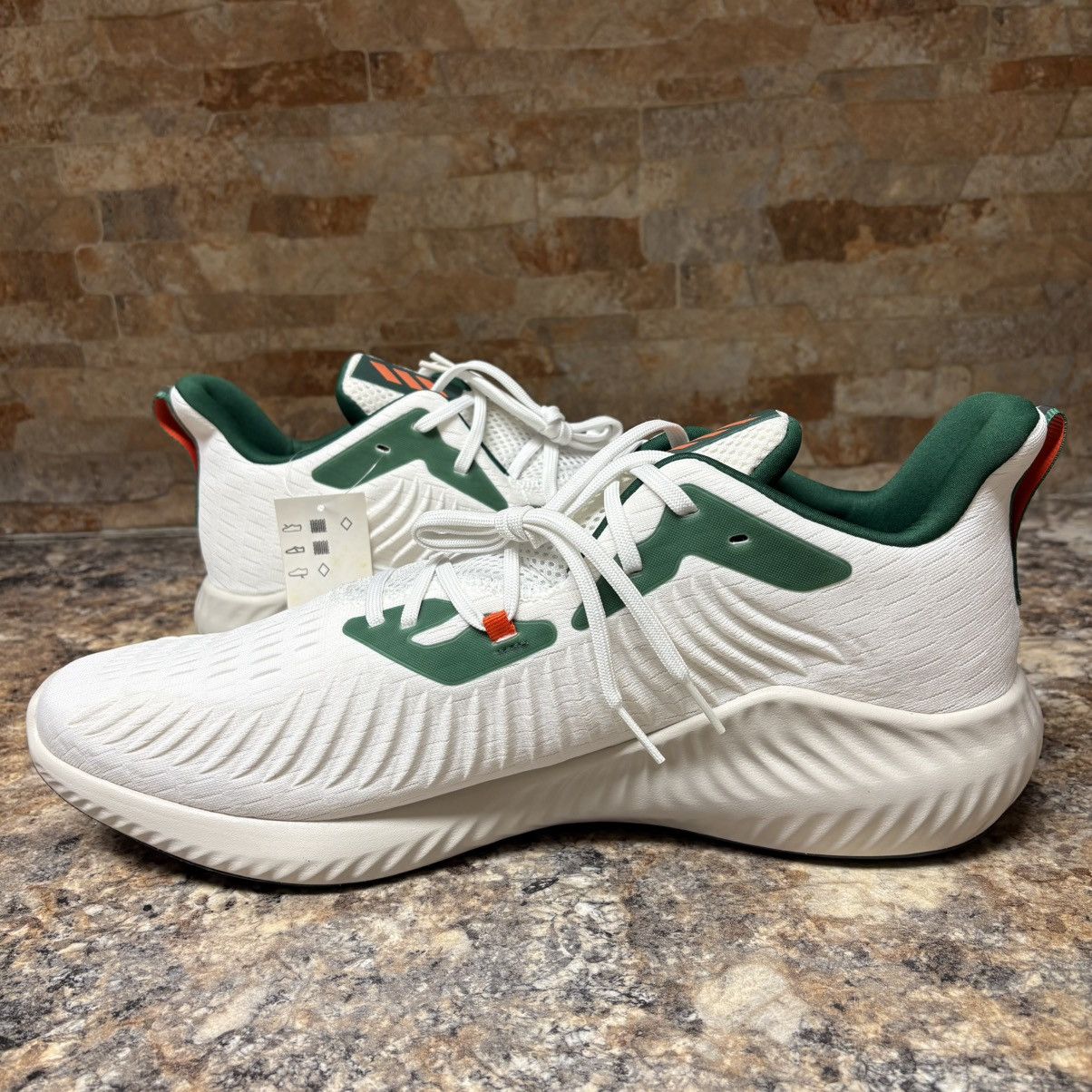 Adidas Adidas AlphaBounce+ U University of Miami Hurricanes Size 18 Size US 15 / EU 48 - 7 Thumbnail