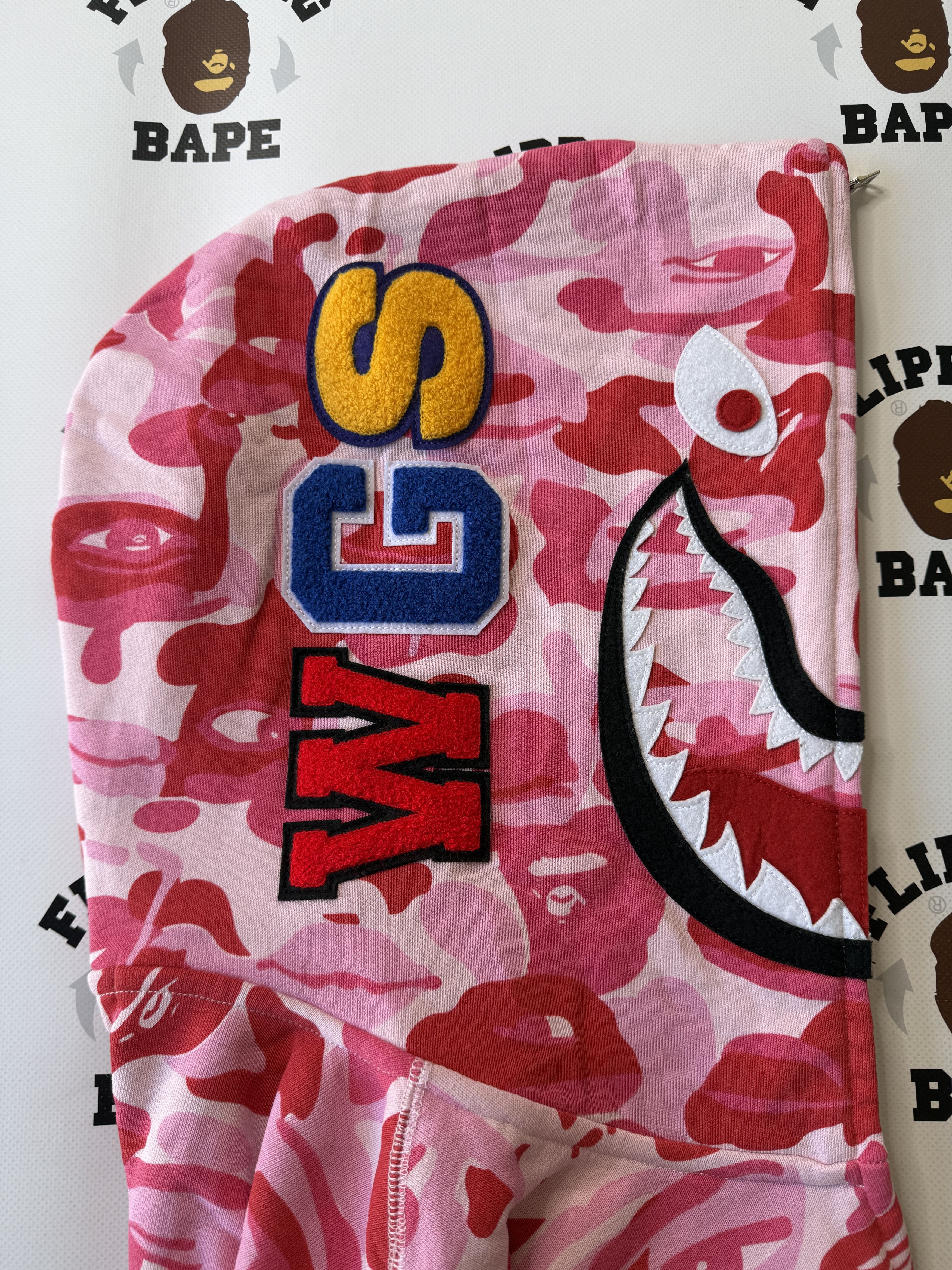 Bape BAPE X KIDSUPER CAMO SHARK FULL ZIP HOODIE Size US L / EU 52-54 / 3 - 4 Thumbnail