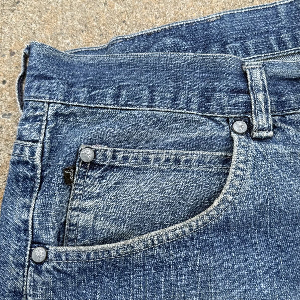 Trussardi Vintage 90’s Trussardi Distressed Faded Blue Baggy Jeans Size US 38 / EU 54 - 6 Thumbnail