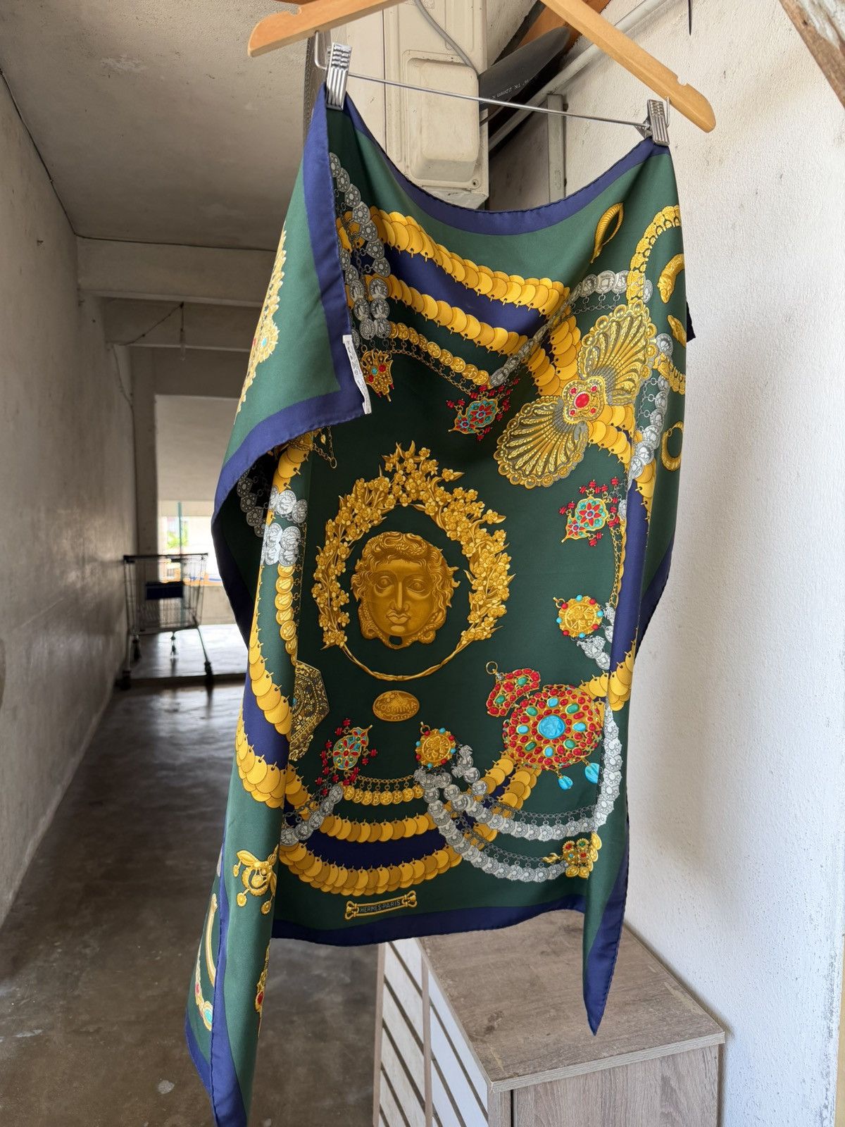 Hermes Rare Vintage 90s Hermes Kosmima Silk Scarve Size ONE SIZE - 2 Thumbnail
