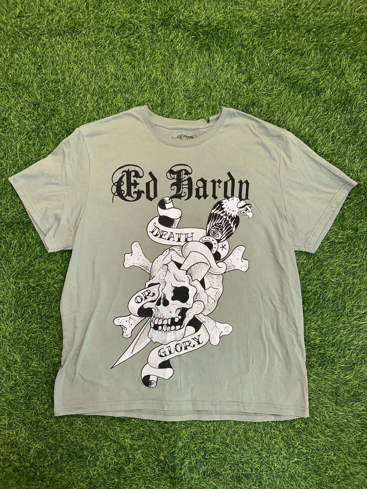 Ed Hardy Ed hardy skull death or glory tee shirt size XL Size US XL / EU 56 / 4 - 1 Thumbnail