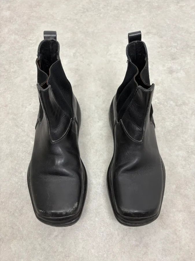 Prada FW1999 Prada Black Leather Vibram Boots Size US 10 / EU 43 - 2 Thumbnail