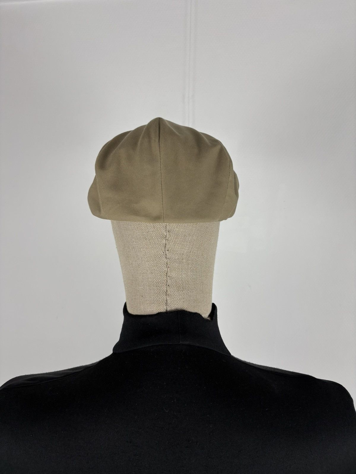 Burberry Rare 90's Burbeerry's Nova Check Lining Tan Plaid Flat Newsboy Cap Visor Driver Hat Size ONE SIZE - 6 Thumbnail