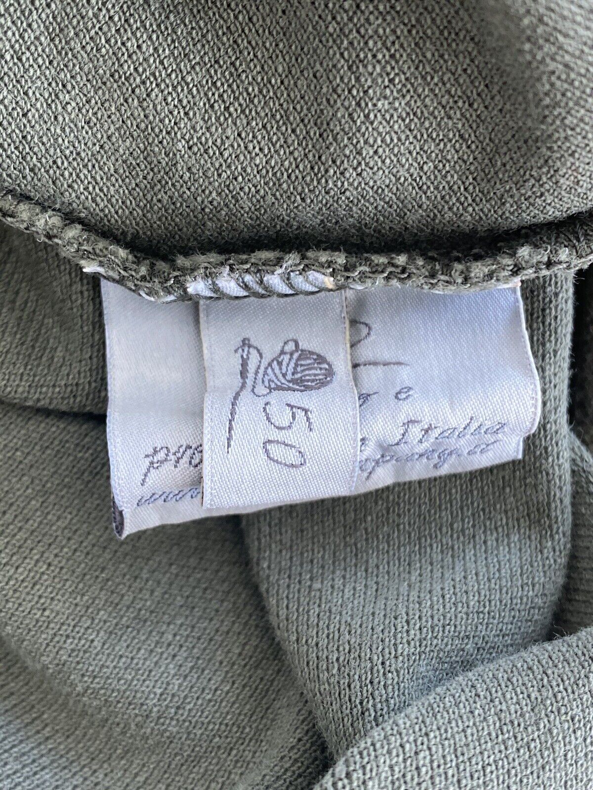 Eidos Napoli Lupo L/S Polo Shirt - Sage Green Size US L / EU 52-54 / 3 - 6 Thumbnail