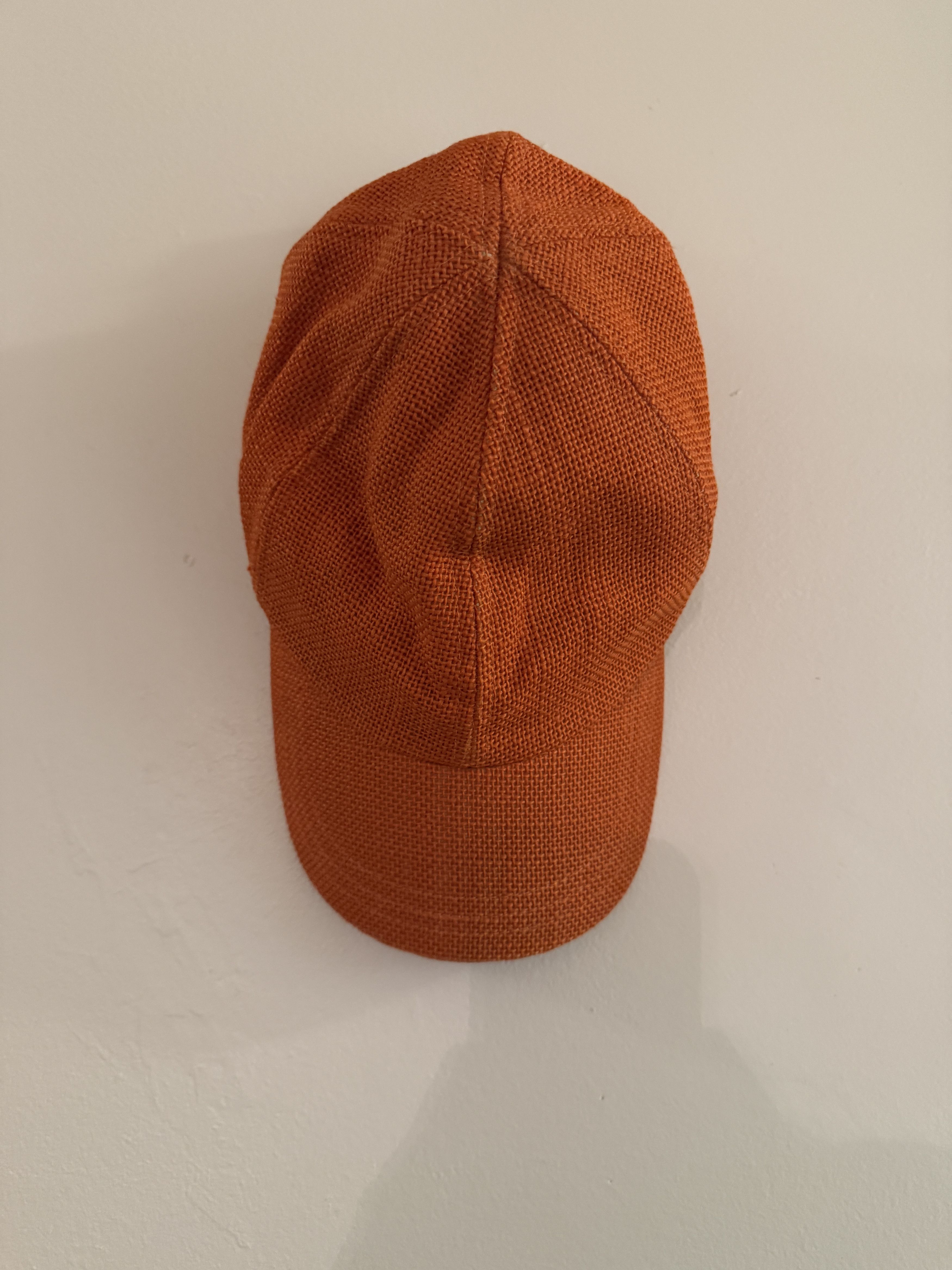 Larose Orange Burlap Baseball Cap