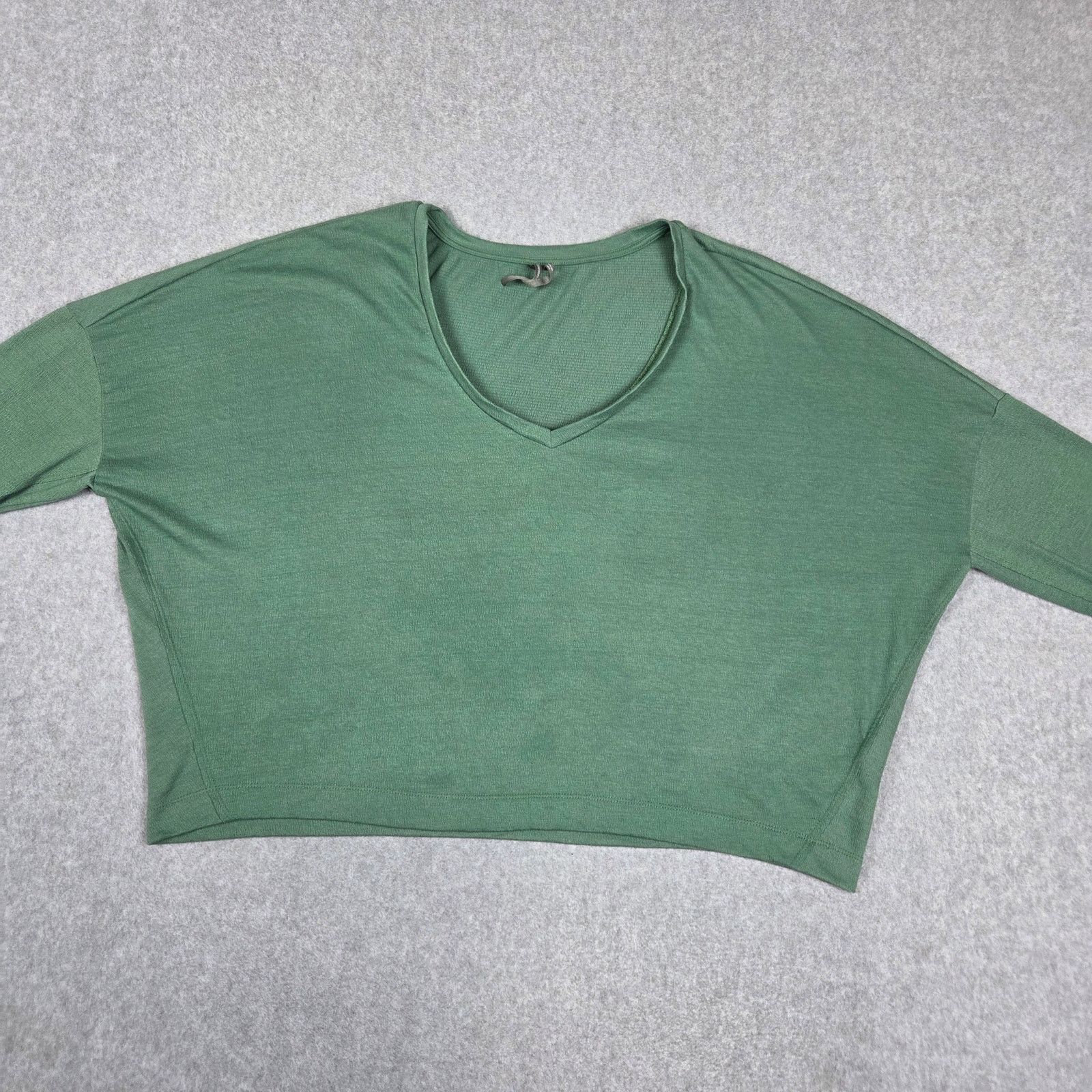 Anthropologie Anthropologie Large Dina V-Neck Pullover Moss Green Color Size L / US 10 / IT 46 - 3 Thumbnail