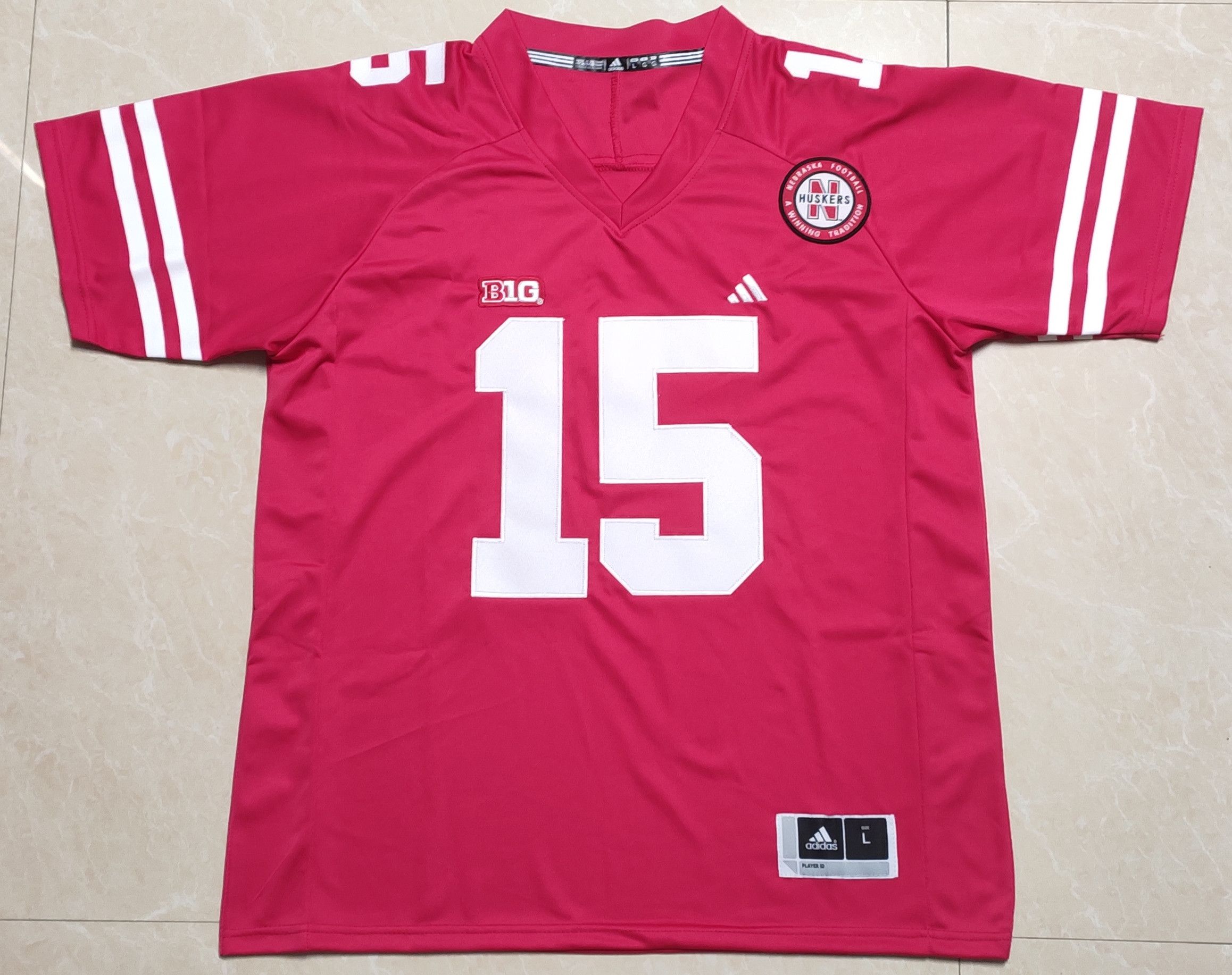 Other Dylan Raiola Jersey #15 Nebraska Cornhuskers Football Red Size US M / EU 48-50 / 2 - 2 Thumbnail