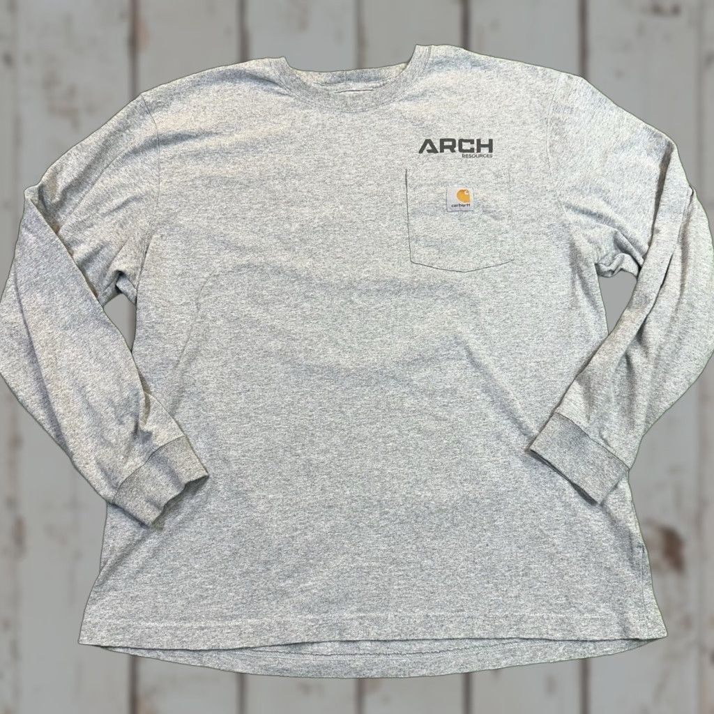 Carhartt Carhartt T-Shirt Men Long Sleeve Crew Neck Graphic Print Railroad Back Hit Multicolor L USA 90s Style Size US L / EU 52-54 / 3 - 1 Thumbnail