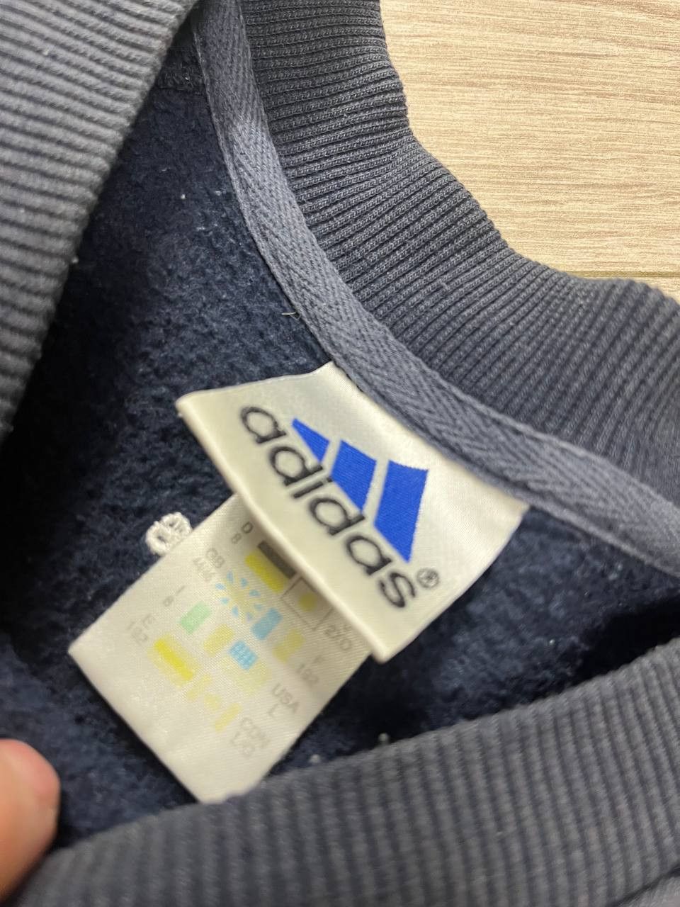 Adidas Vintage sweatshirt Adidas Big logo 2000s Size US L / EU 52-54 / 3 - 3 Thumbnail