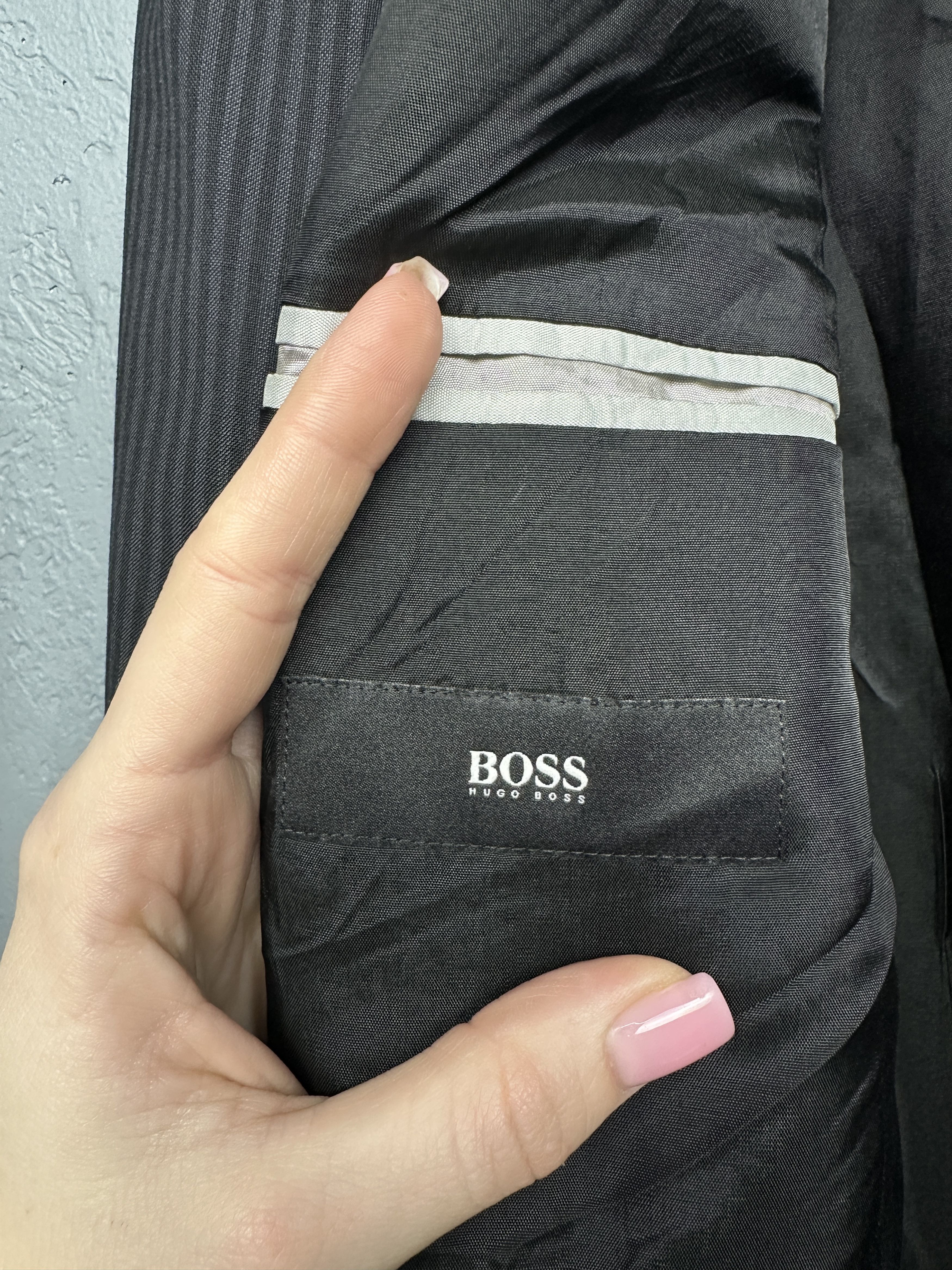 Hugo Boss Hugo Boss Vintage Mens Wool Blazer Jacket Size 44L - 6 Thumbnail