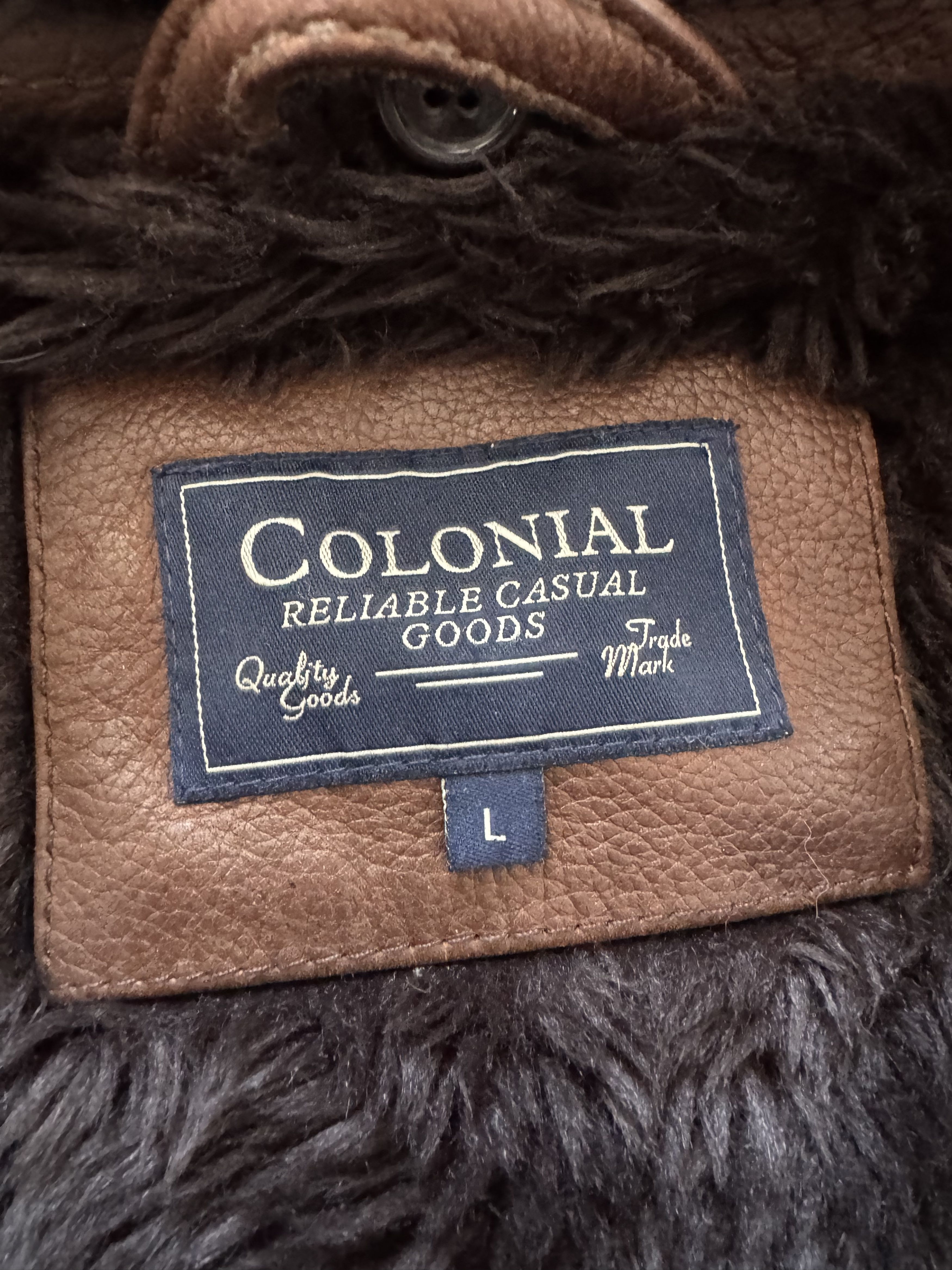 Leather Vintage A2 Leather Bomber Jacket with Faux Fur Lining Size US L / EU 52-54 / 3 - 15 Thumbnail