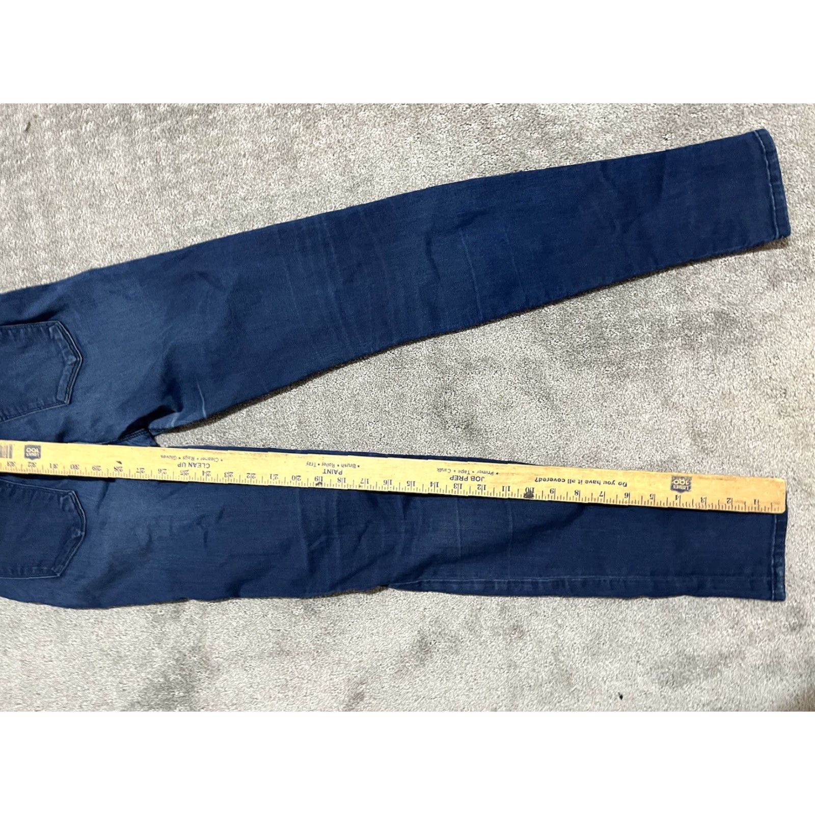J Brand J Brand Maria Destiny Denim Jeans Womens 26x29 Blue Solid Cotton Blend Skinny Pockets Size 26" / US 2 / IT 38 - 8 Thumbnail