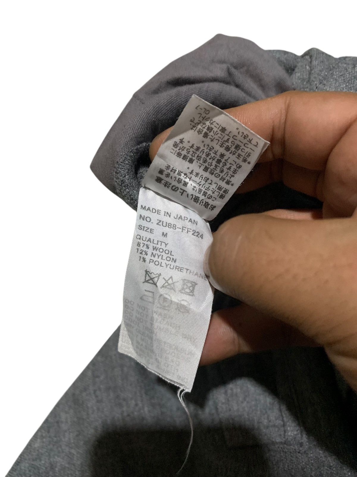 Issey Miyake Zucca wide - tapered wool pants Size US 30 / EU 46 - 6 Thumbnail