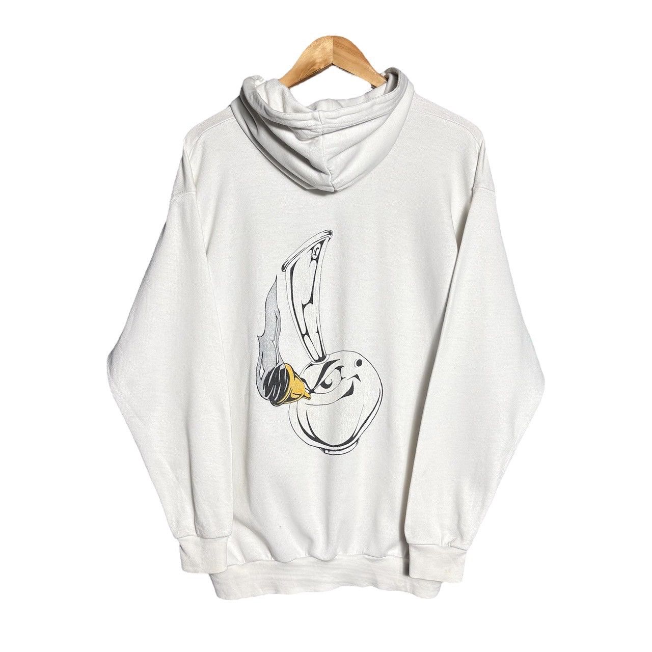 Vintage Vintage 90s Dope Wear Bong Stoner Skateboard Hoodie Size US XL / EU 56 / 4 - 1 Thumbnail