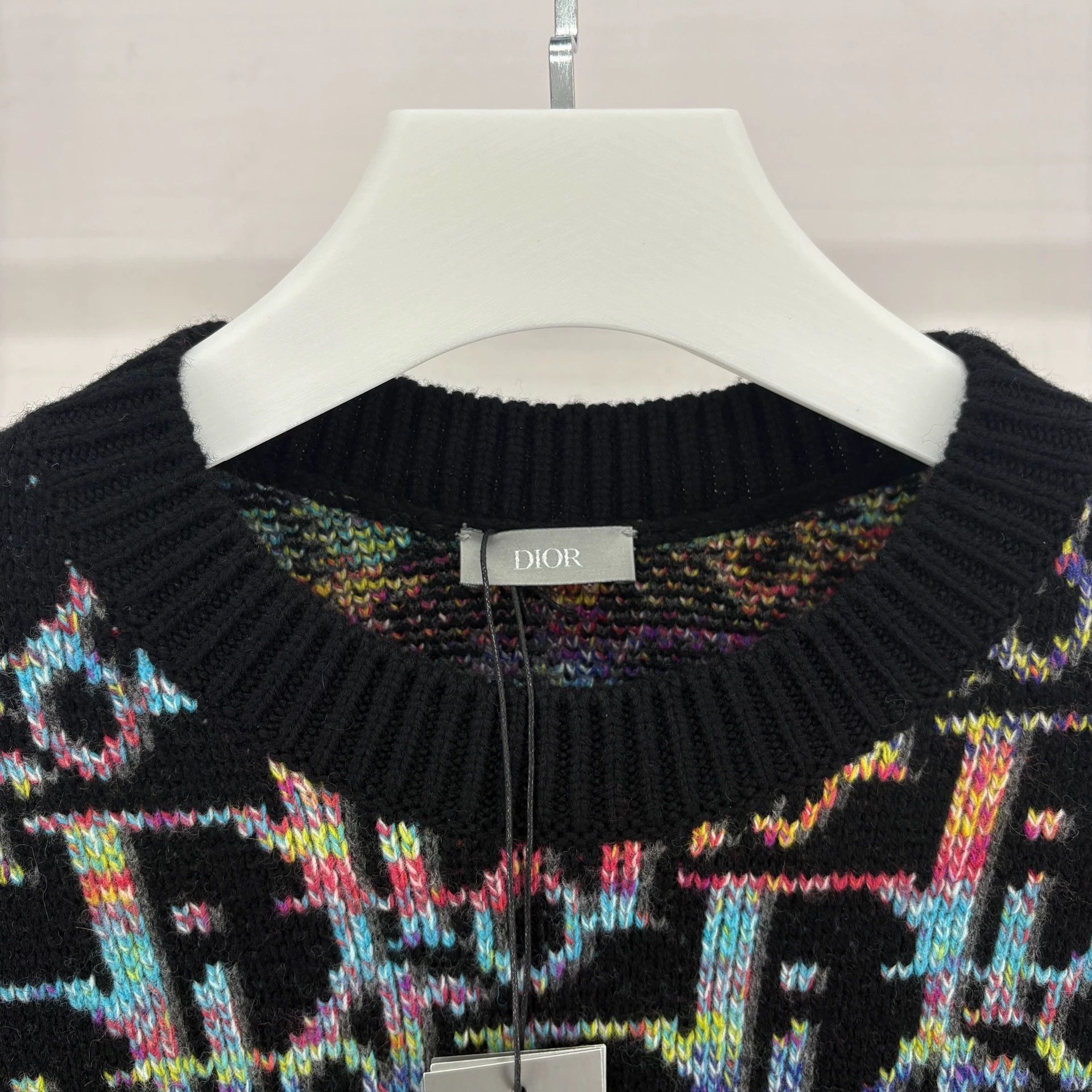 Dior Dior Rainbow All Over Print Logo Sweater M new with tags Size M / US 6-8 / IT 42-44 - 3 Thumbnail