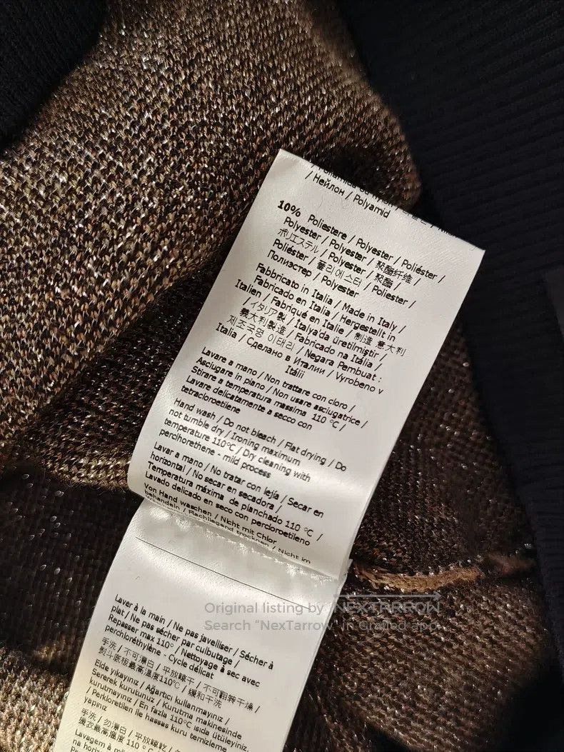 Fendi Fendi F-letter all-over print wool long-sleeve knit Size XL / US 12-14 / IT 48-50 - 6 Thumbnail